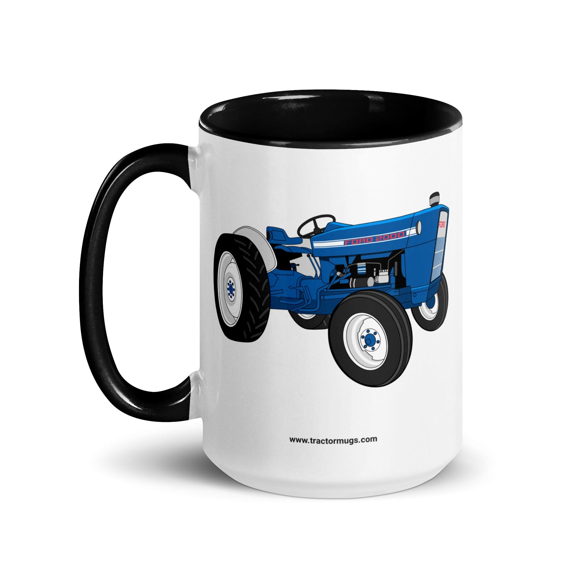 The Tractors Mugs Store Ford 2000 (1963) Mug with Color Inside Quality Farmers Merch