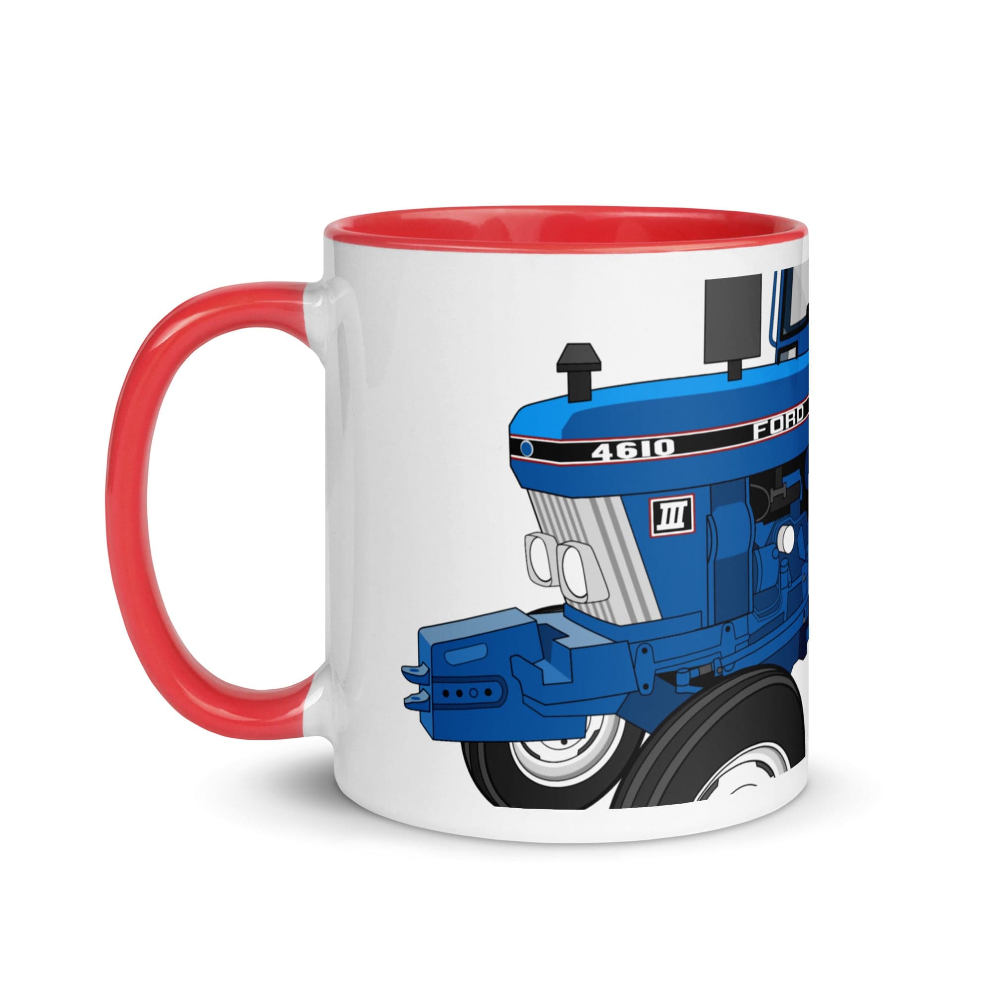 The Tractors Mugs Store Ford 4610 2WD 2.0 Mug with Color Inside Quality Farmers Merch