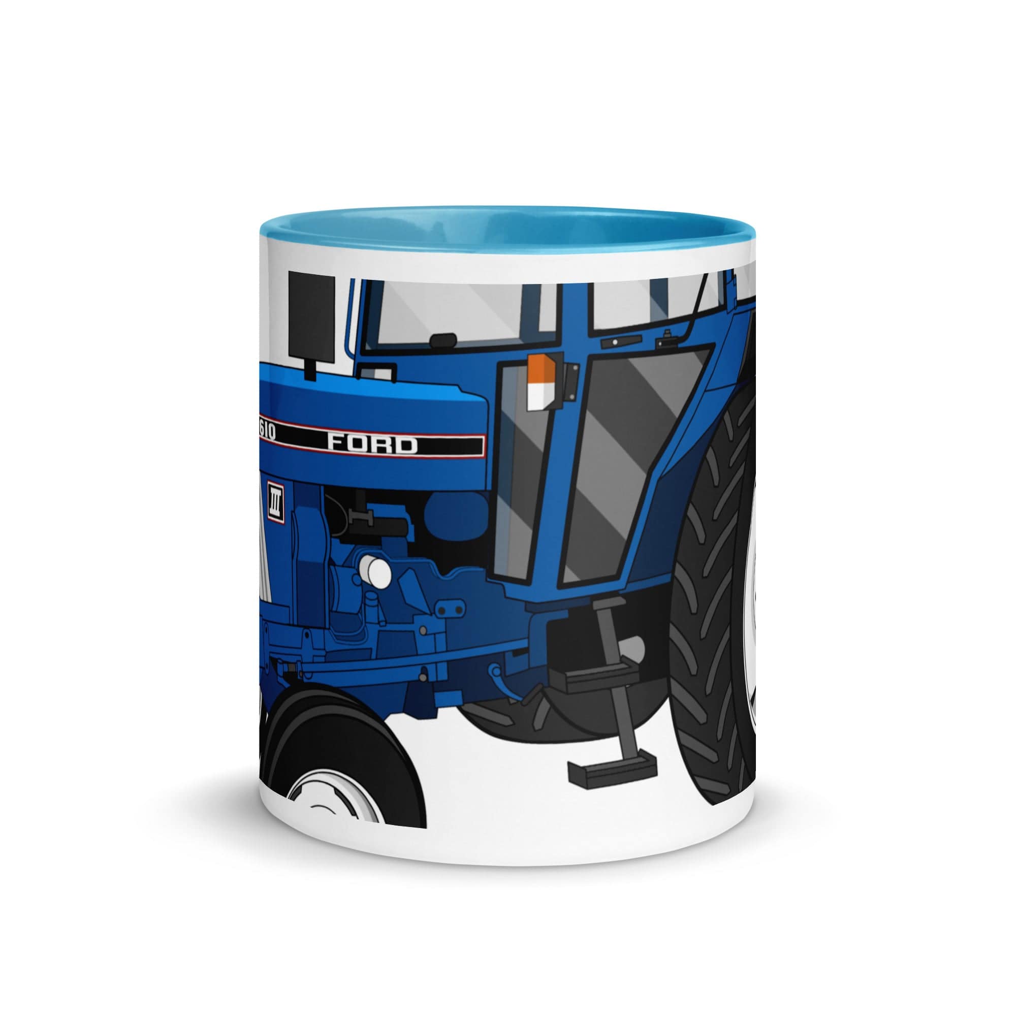 The Tractors Mugs Store Ford 4610 2WD 2.0 Mug with Color Inside Quality Farmers Merch