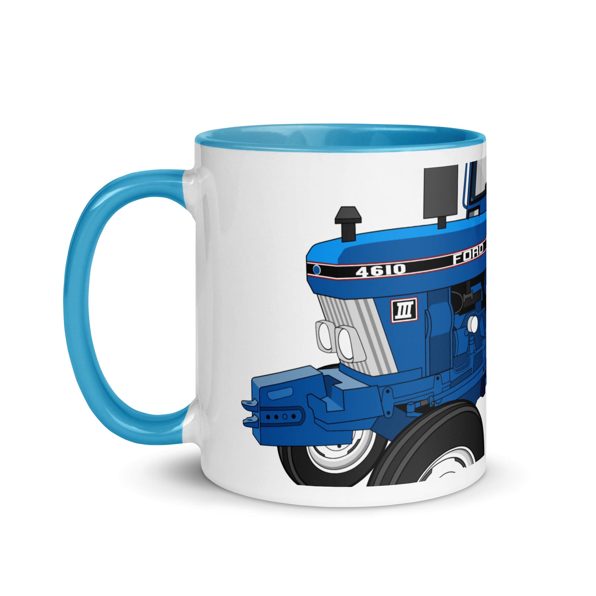 The Tractors Mugs Store Ford 4610 2WD 2.0 Mug with Color Inside Quality Farmers Merch