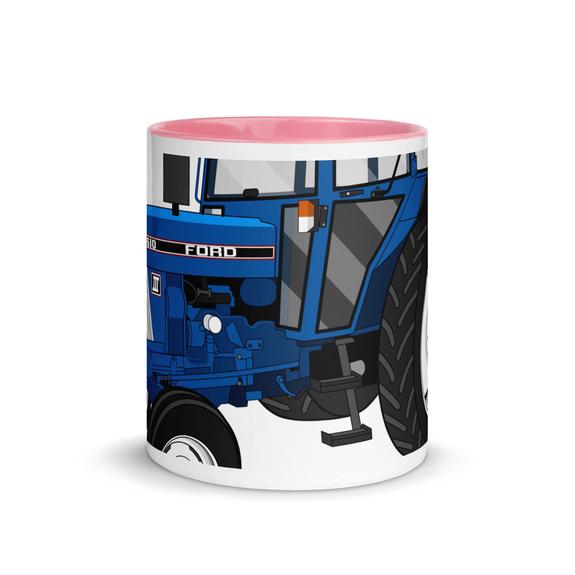 The Tractors Mugs Store Ford 4610 2WD 2.0 Mug with Color Inside Quality Farmers Merch