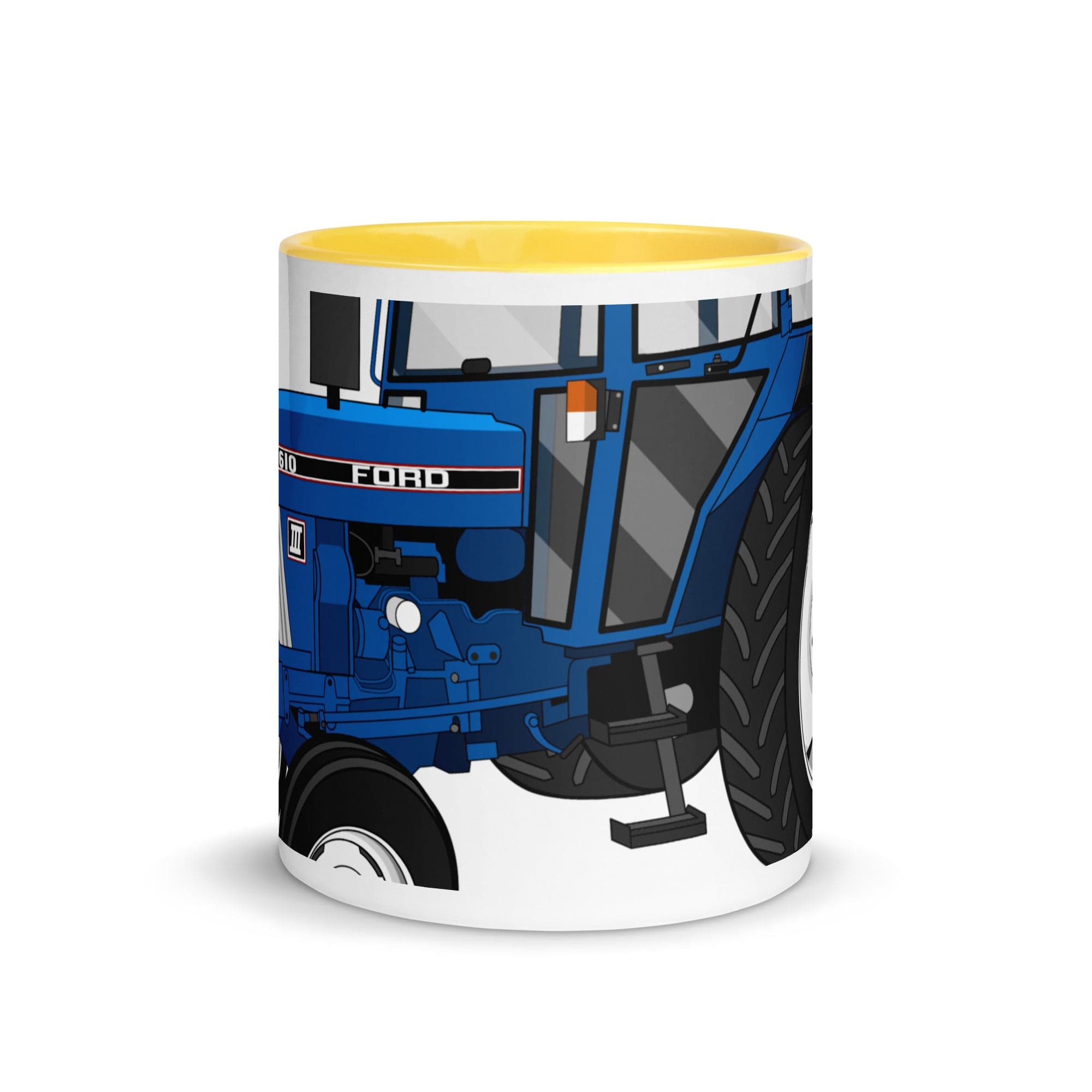 The Tractors Mugs Store Ford 4610 2WD 2.0 Mug with Color Inside Quality Farmers Merch