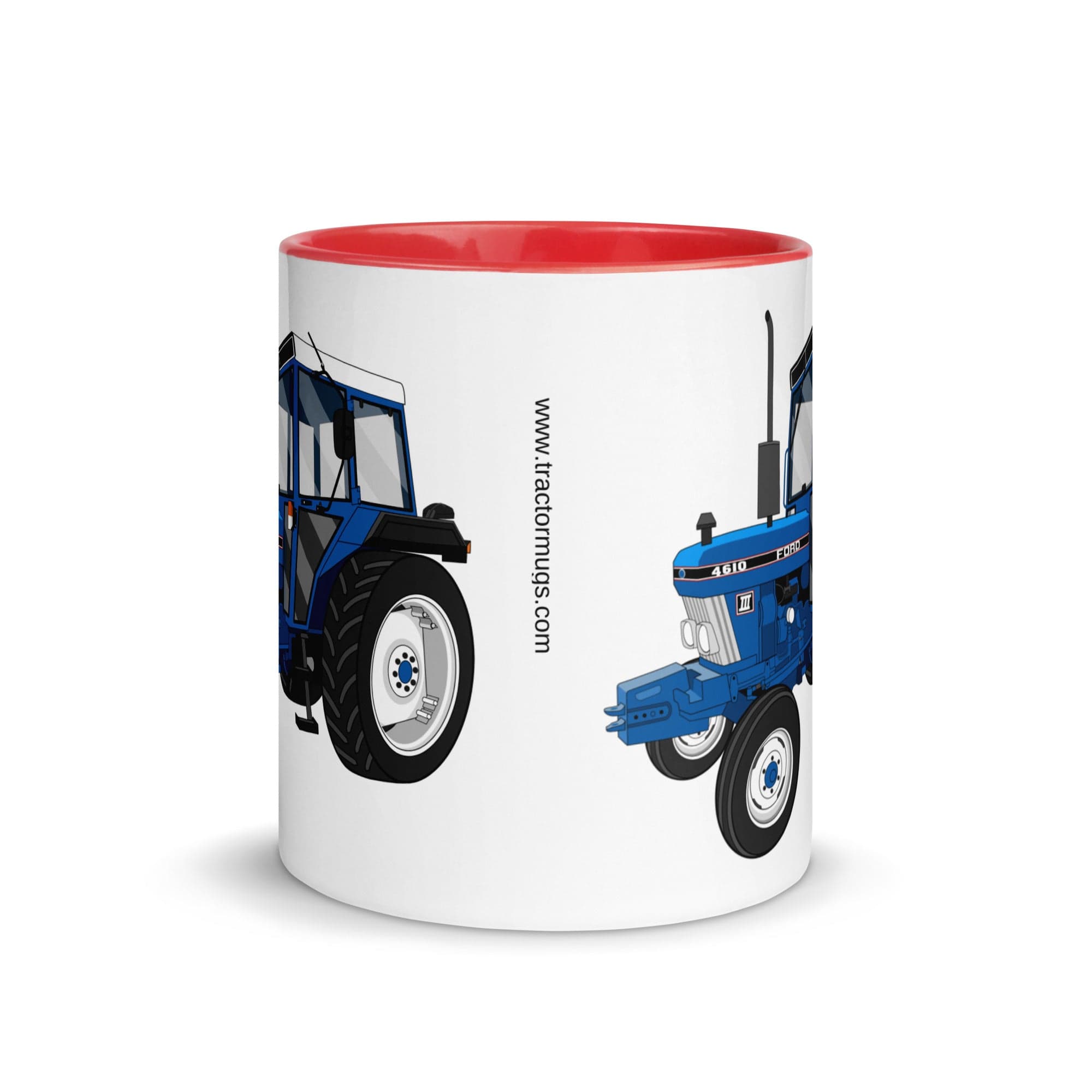 The Tractors Mugs Store Ford 4610 2WD Mug with Color Inside Quality Farmers Merch