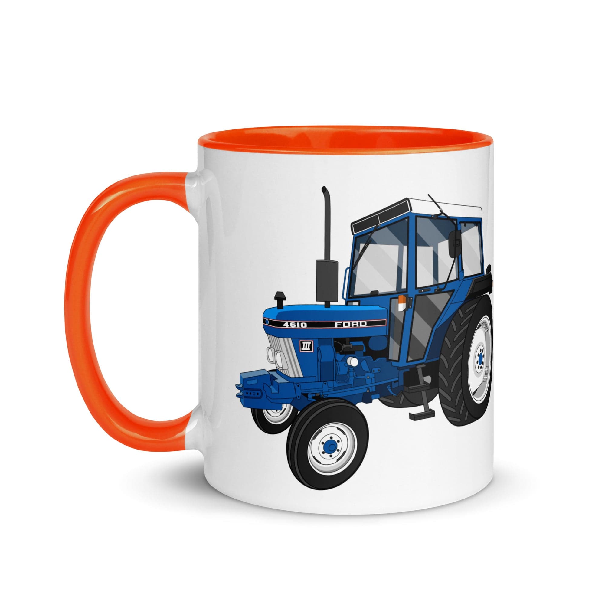 The Tractors Mugs Store Ford 4610 2WD Mug with Color Inside Quality Farmers Merch