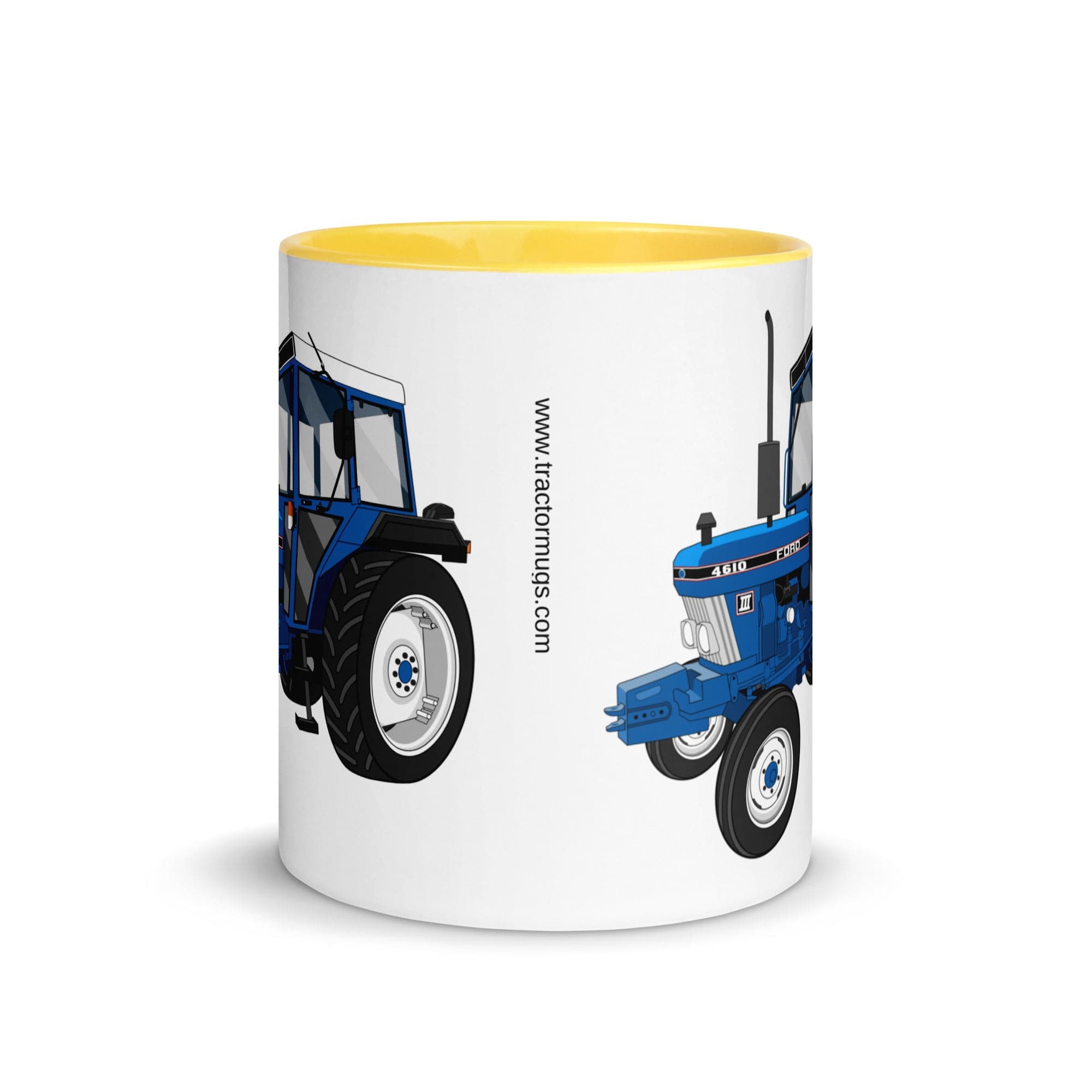 The Tractors Mugs Store Ford 4610 2WD Mug with Color Inside Quality Farmers Merch