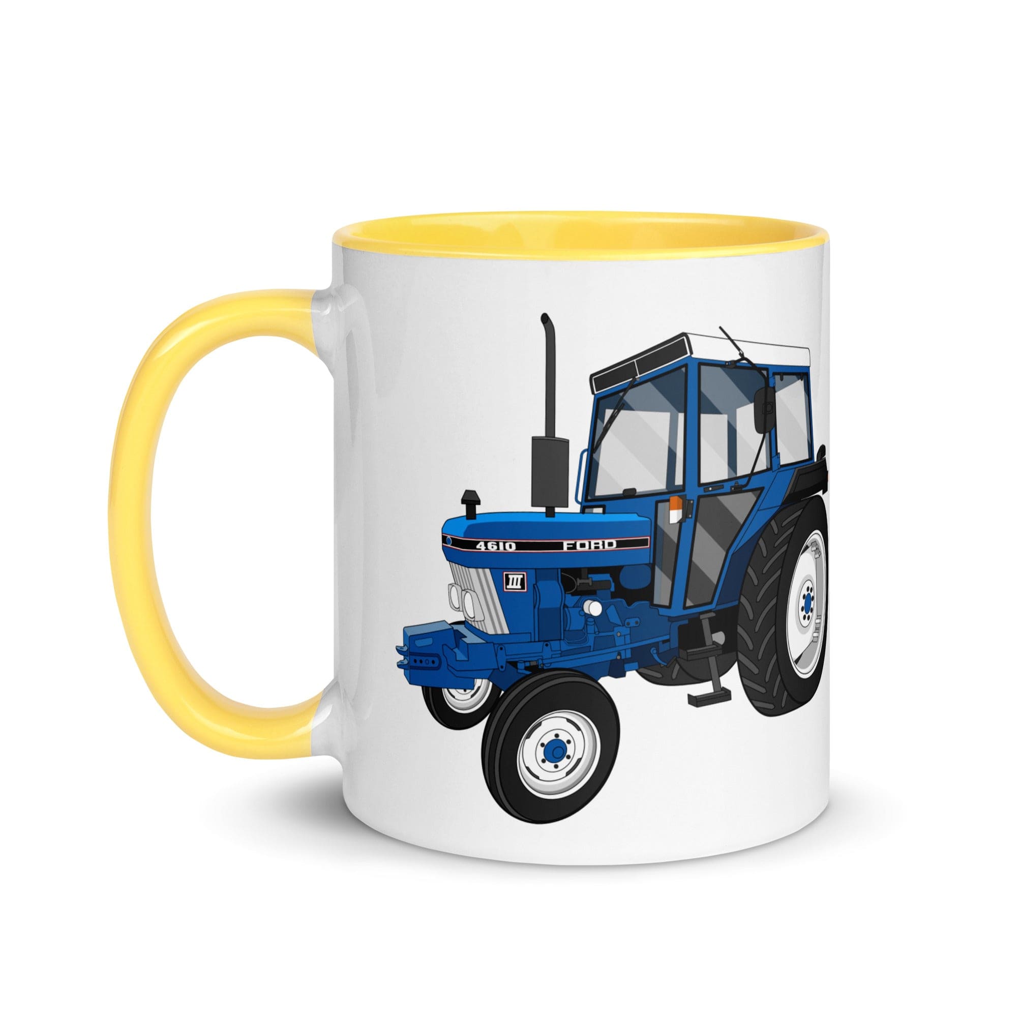 The Tractors Mugs Store Ford 4610 2WD Mug with Color Inside Quality Farmers Merch
