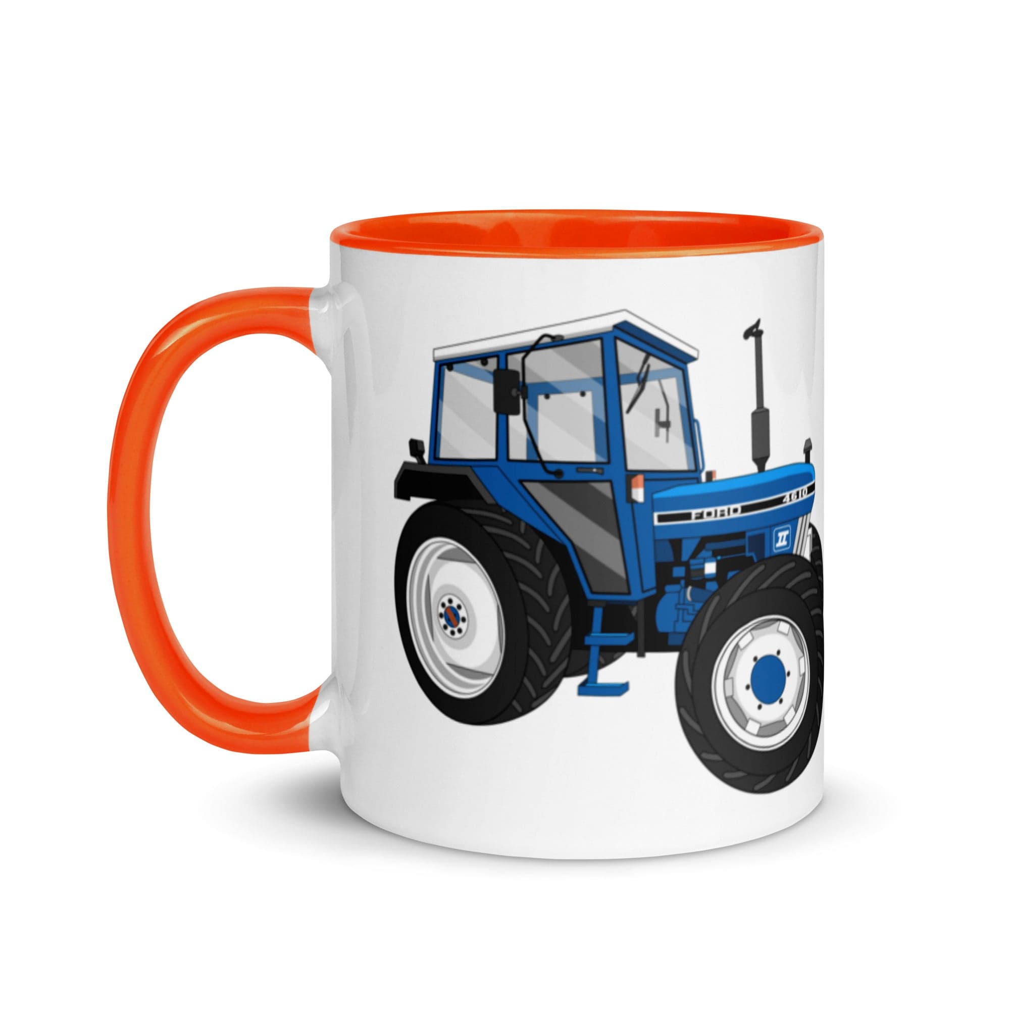 The Tractors Mugs Store Ford 4610 4WD Mug with Color Inside Quality Farmers Merch