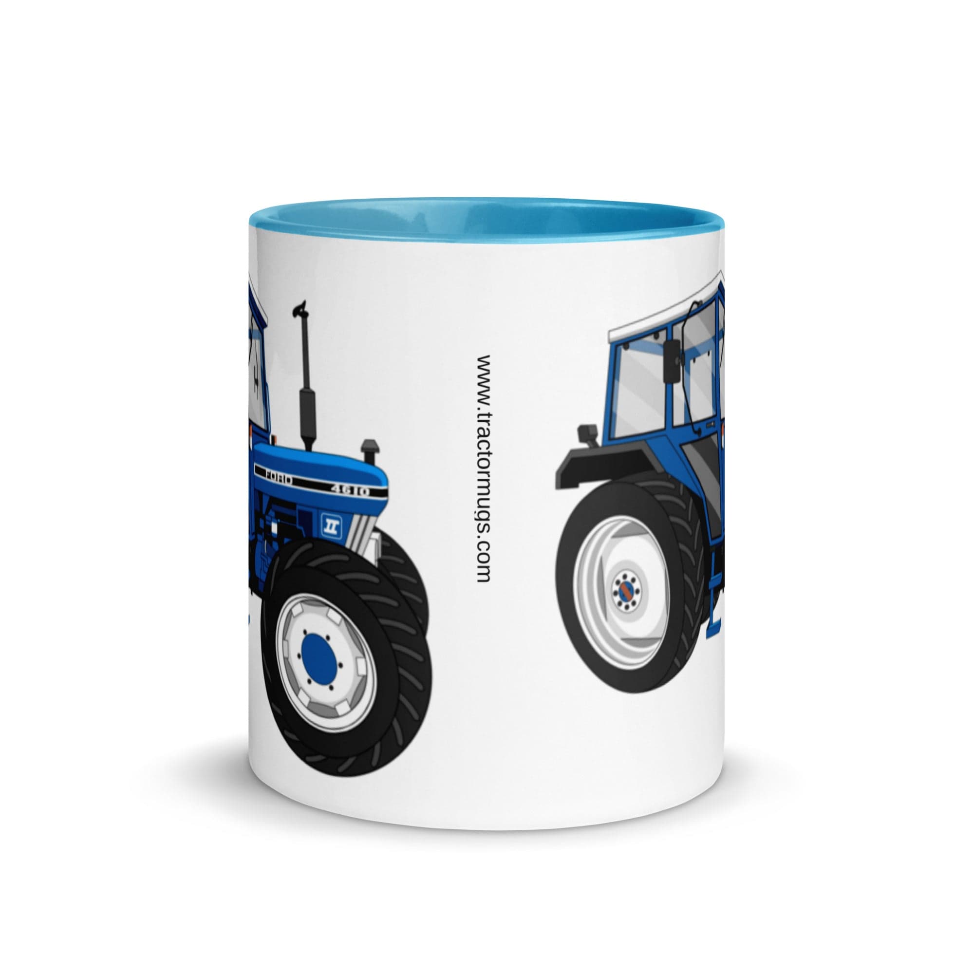 The Tractors Mugs Store Ford 4610 4WD Mug with Color Inside Quality Farmers Merch