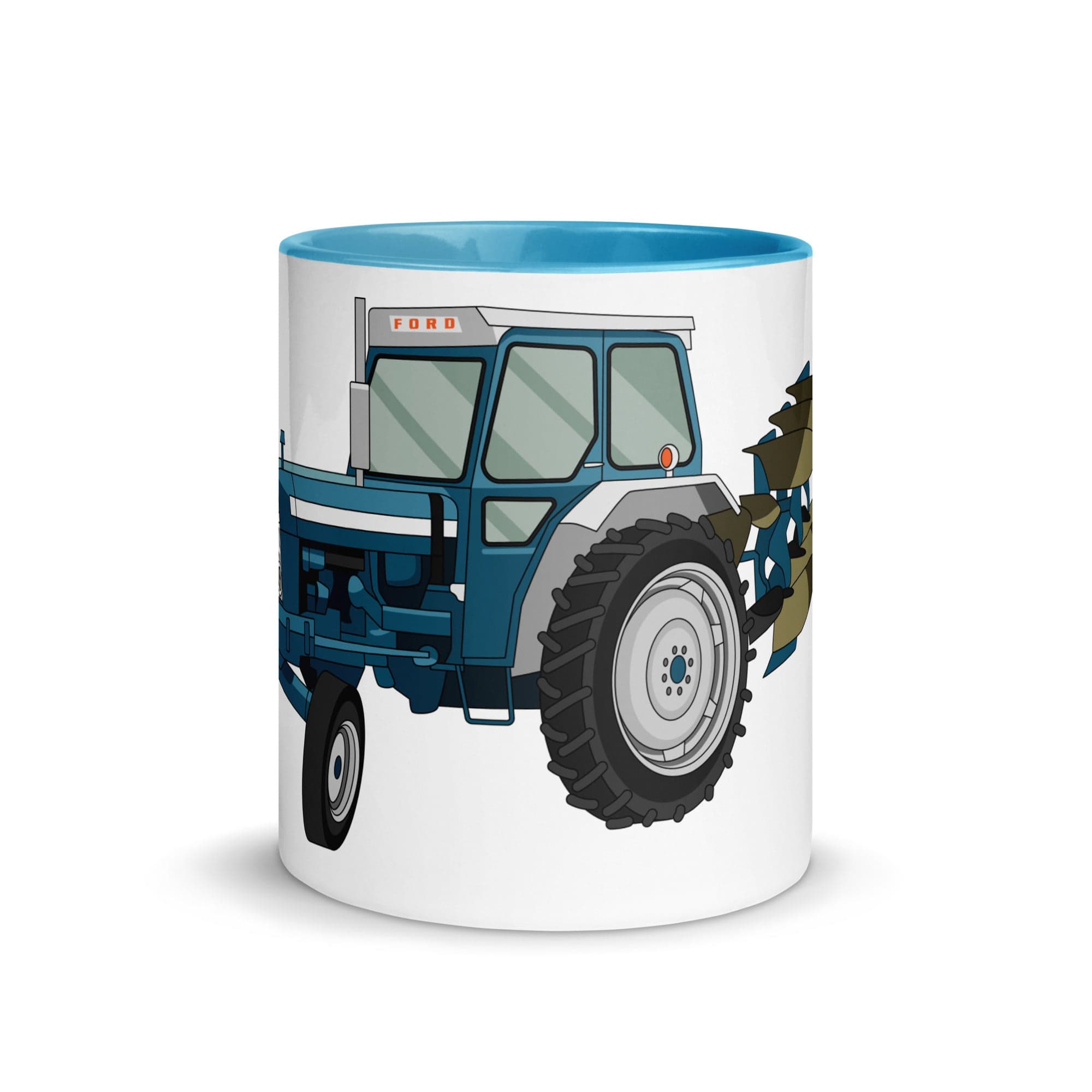 The Tractors Mugs Store Ford 5000 Mug with Color Inside Quality Farmers Merch