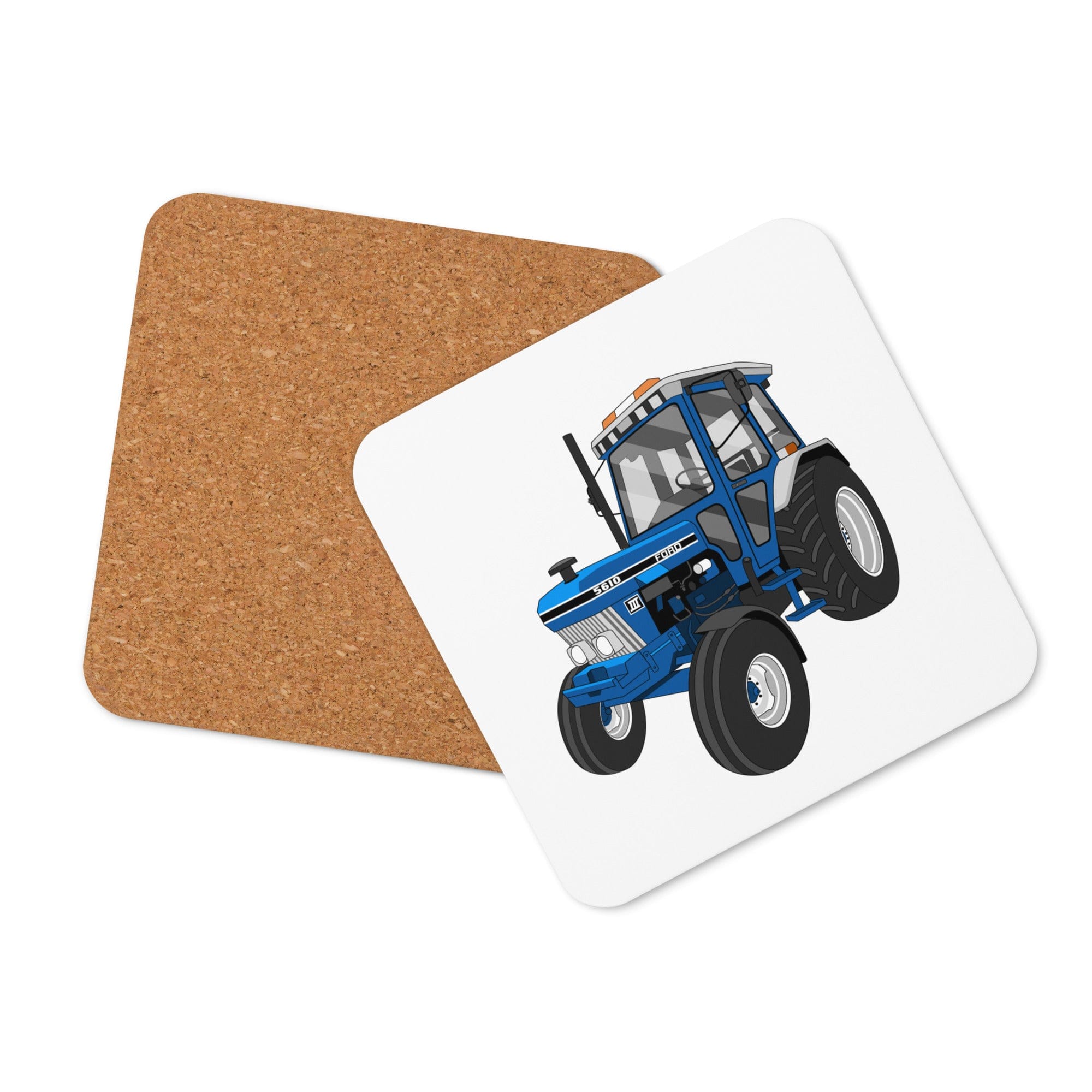 The Tractors Mugs Store Ford 5610 Cork-back coaster Quality Farmers Merch