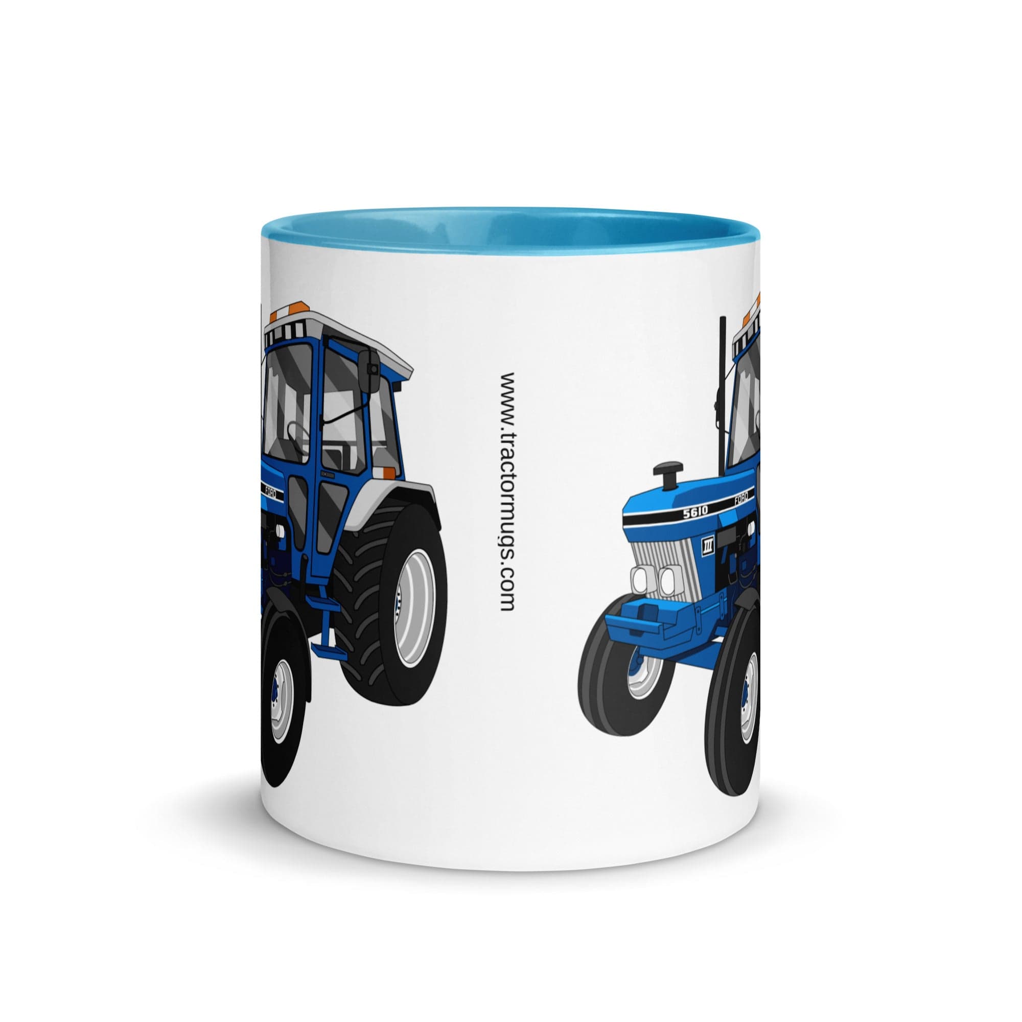 The Tractors Mugs Store Ford 5610 Mug with Color Inside Quality Farmers Merch
