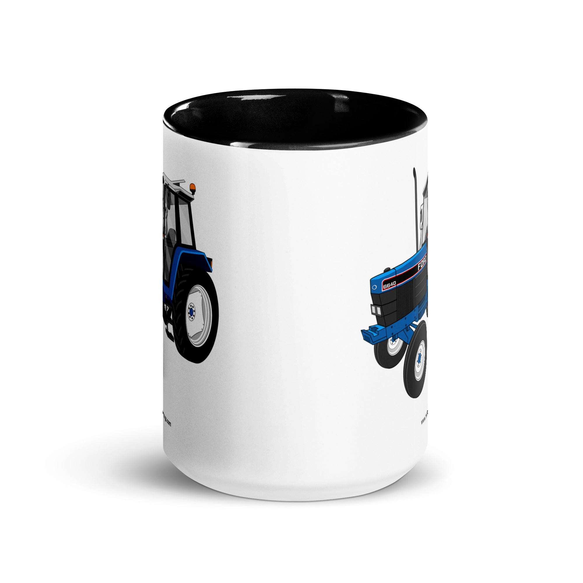 The Tractors Mugs Store Ford 6640 2WD | Mug with Color Inside Quality Farmers Merch
