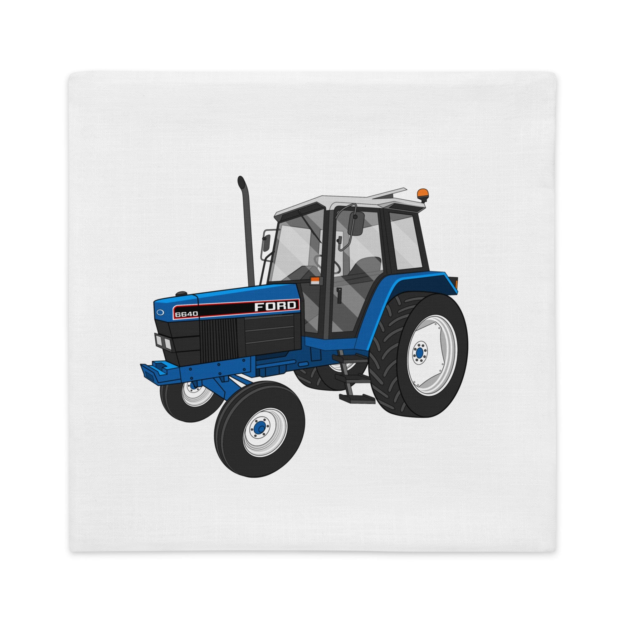 The Tractors Mugs Store Ford 6640 2WD | Premium Pillow Case Quality Farmers Merch