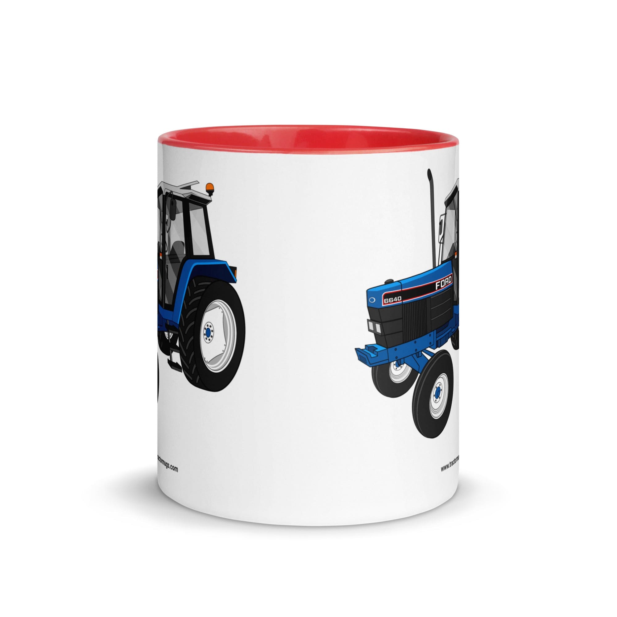 The Tractors Mugs Store Ford 6640 SE 2WD | Mug with Color Inside Quality Farmers Merch