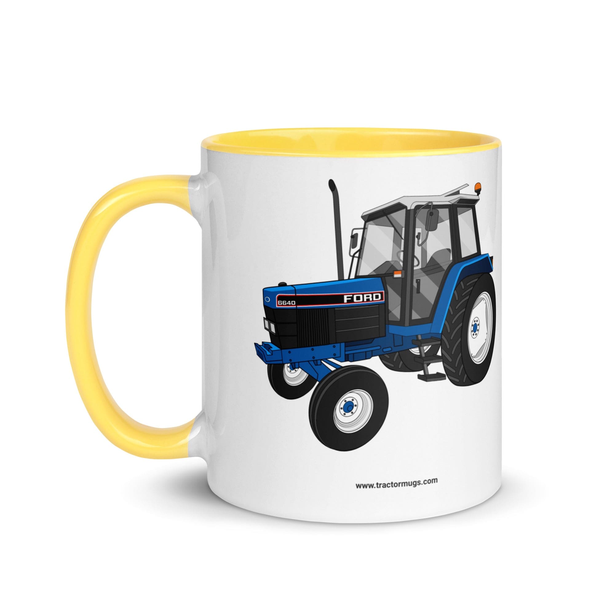 The Tractors Mugs Store Ford 6640 SE 2WD | Mug with Color Inside Quality Farmers Merch
