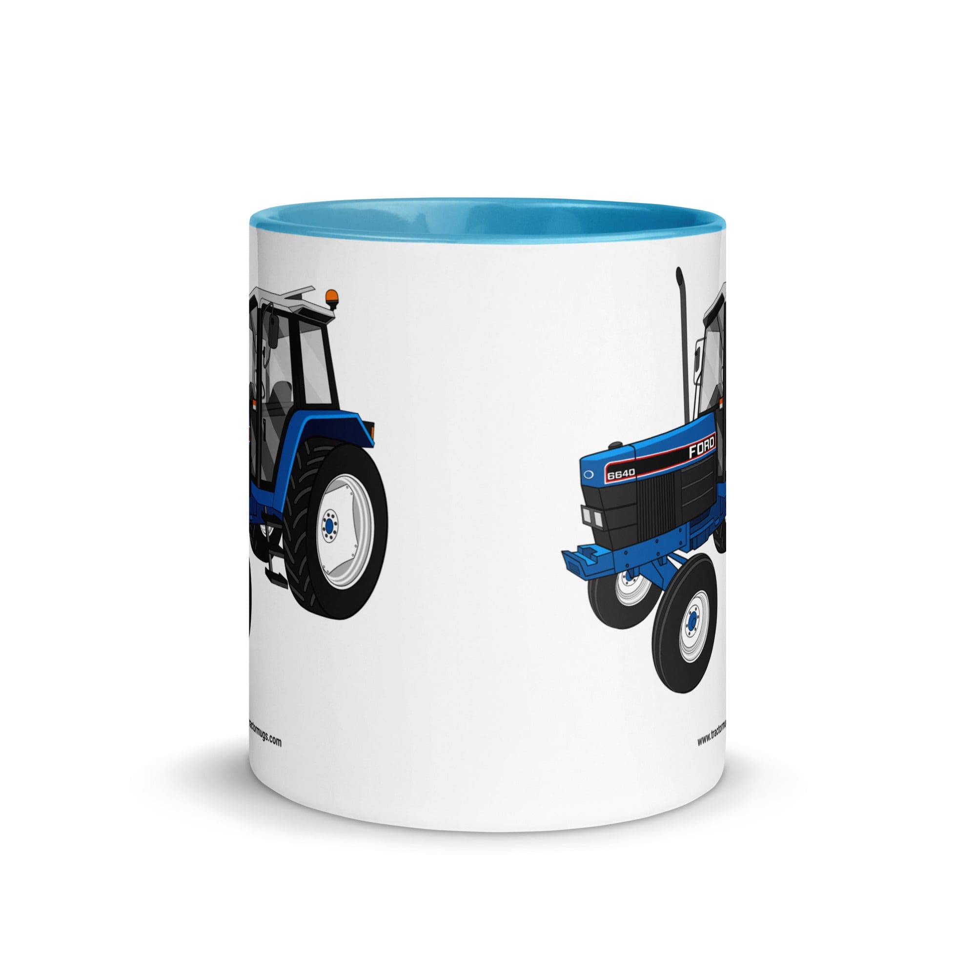 The Tractors Mugs Store Ford 6640 SE 2WD | Mug with Color Inside Quality Farmers Merch