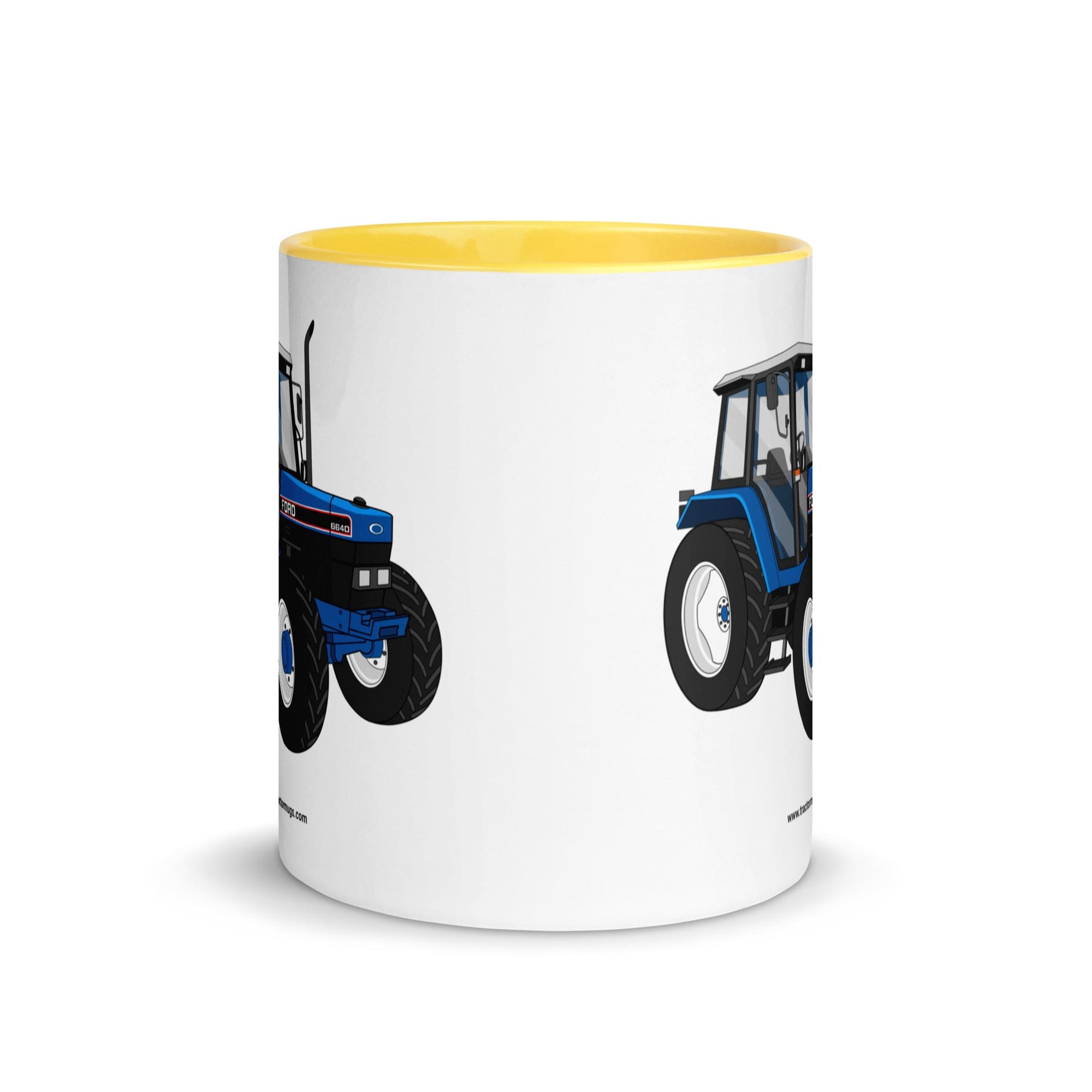 The Tractors Mugs Store Ford 6640 SE 4WD | Mug with Color Inside Quality Farmers Merch