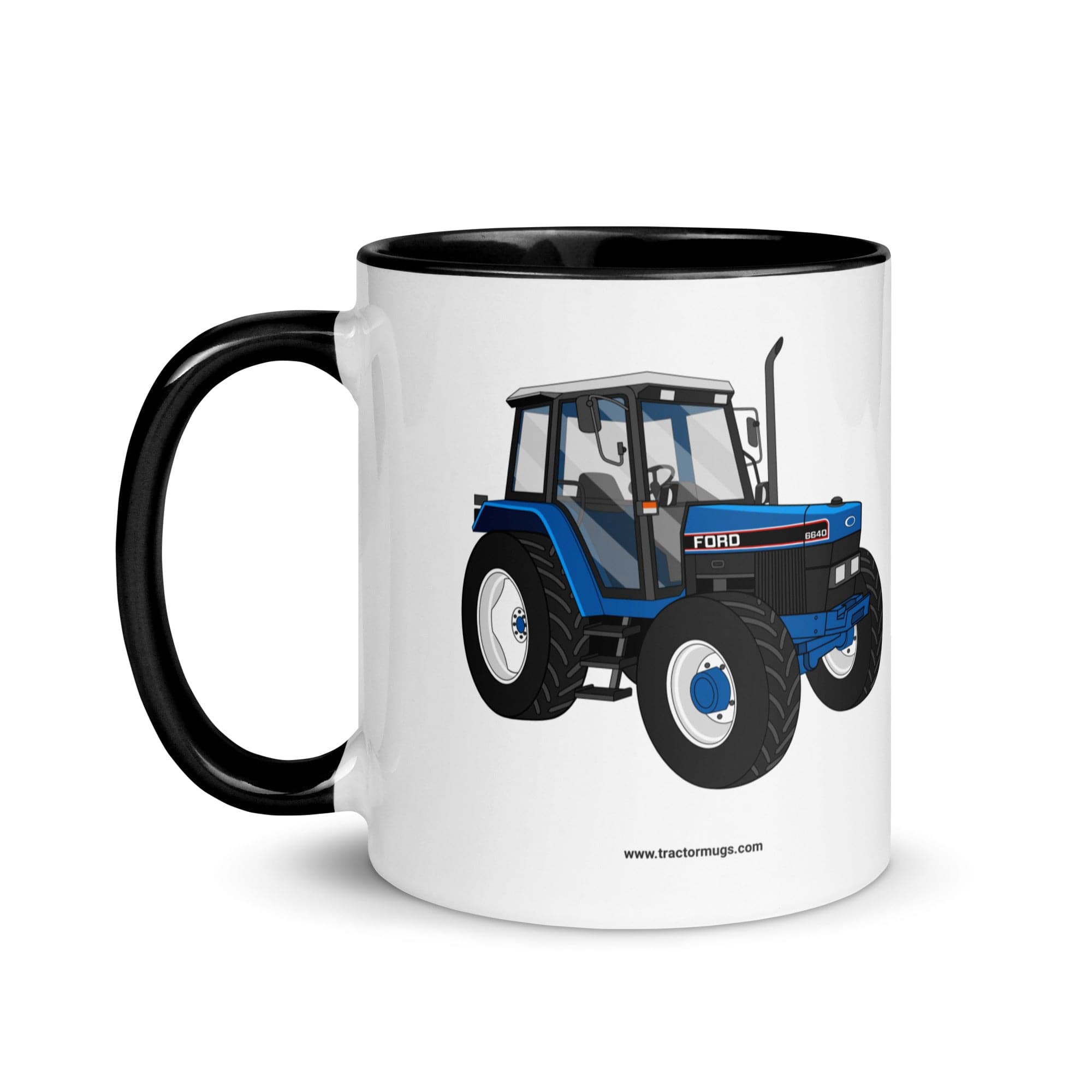The Tractors Mugs Store Ford 6640 SE 4WD | Mug with Color Inside Quality Farmers Merch