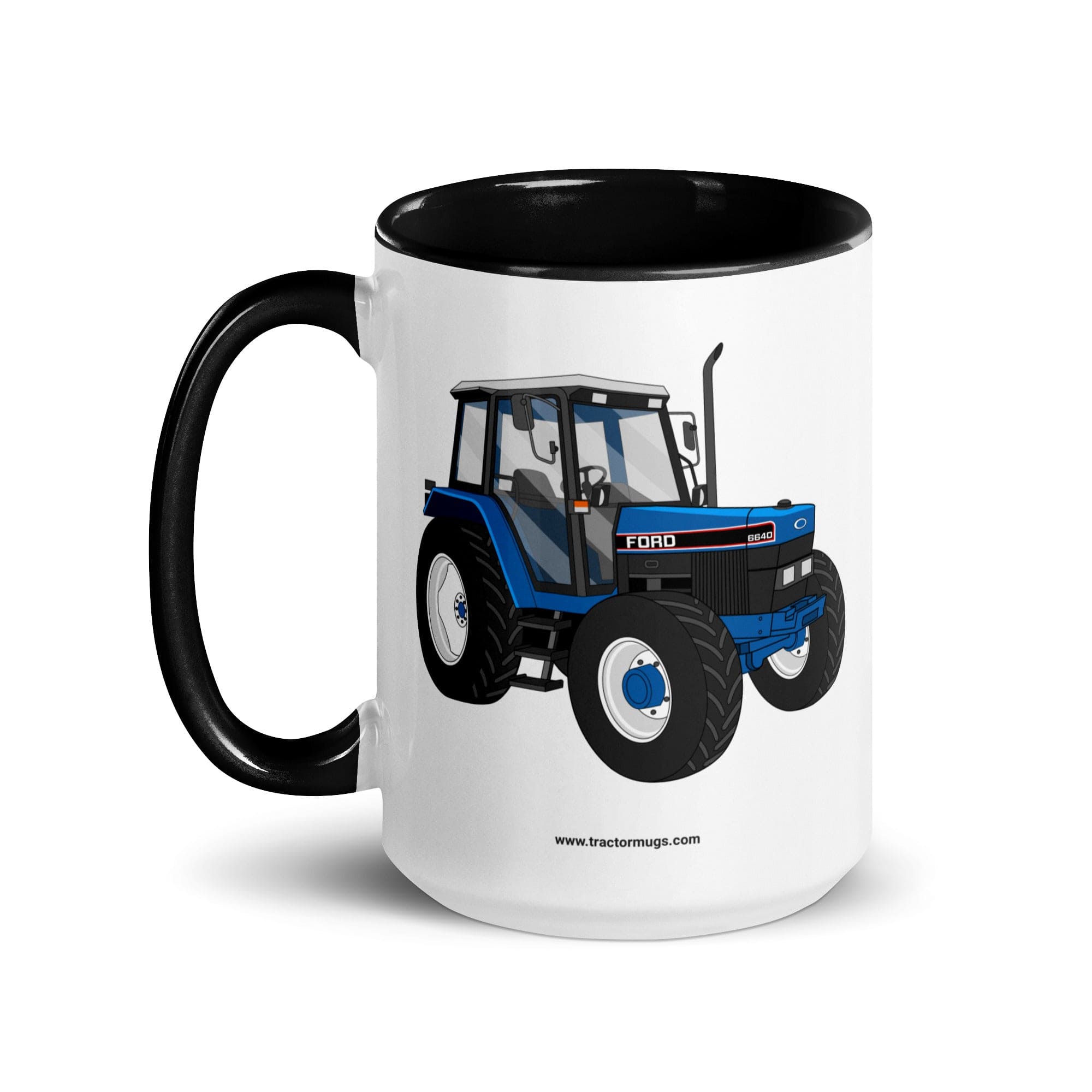 The Tractors Mugs Store Ford 6640 SE 4WD | Mug with Color Inside Quality Farmers Merch