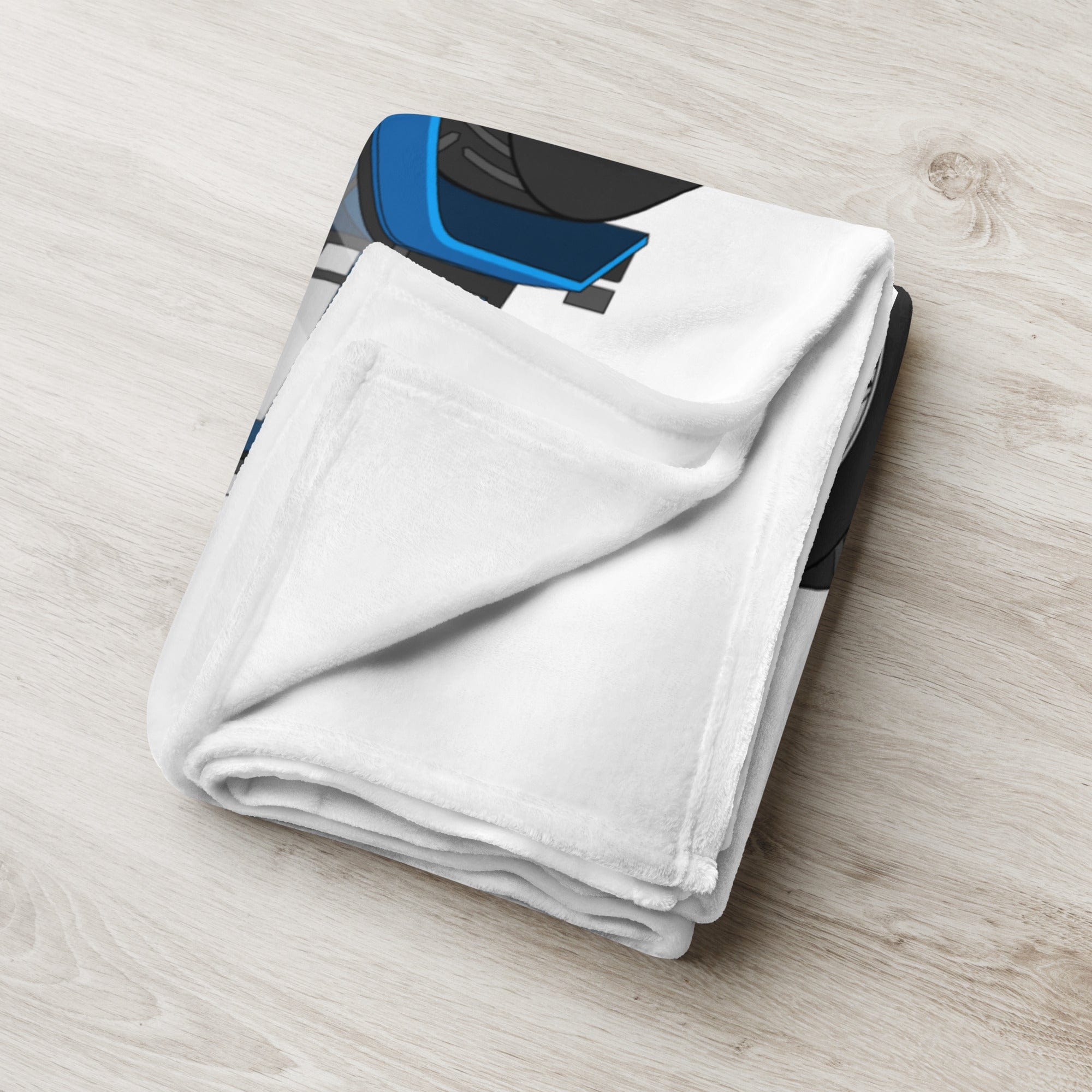 The Tractors Mugs Store Ford 6640 SE 4WD | Throw Blanket Quality Farmers Merch