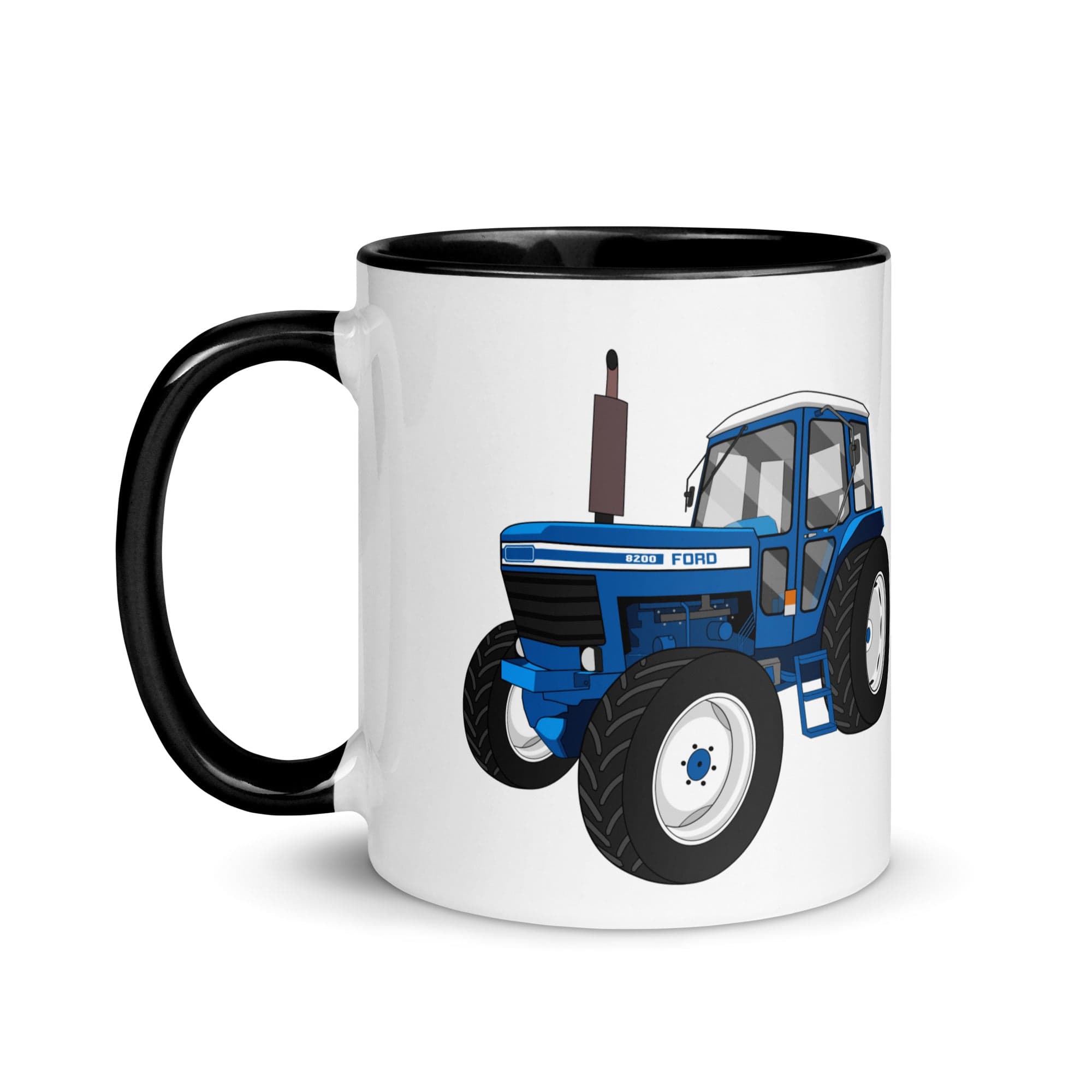 The Tractors Mugs Store Ford 8200 Mug with Color Inside Quality Farmers Merch