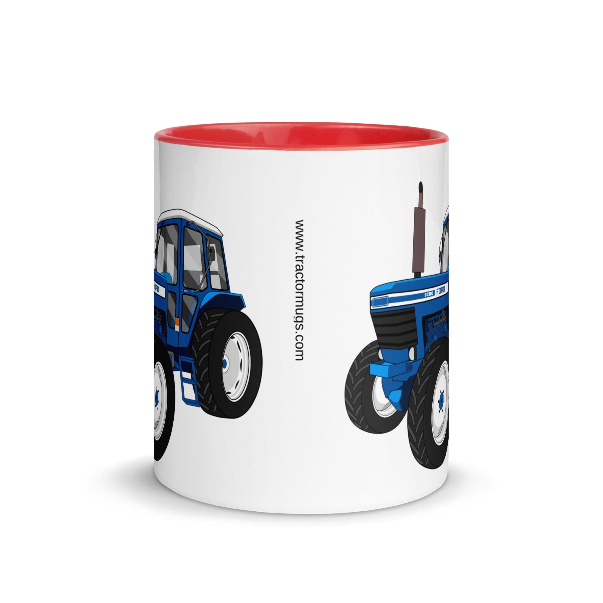The Tractors Mugs Store Ford 8200 Mug with Color Inside Quality Farmers Merch