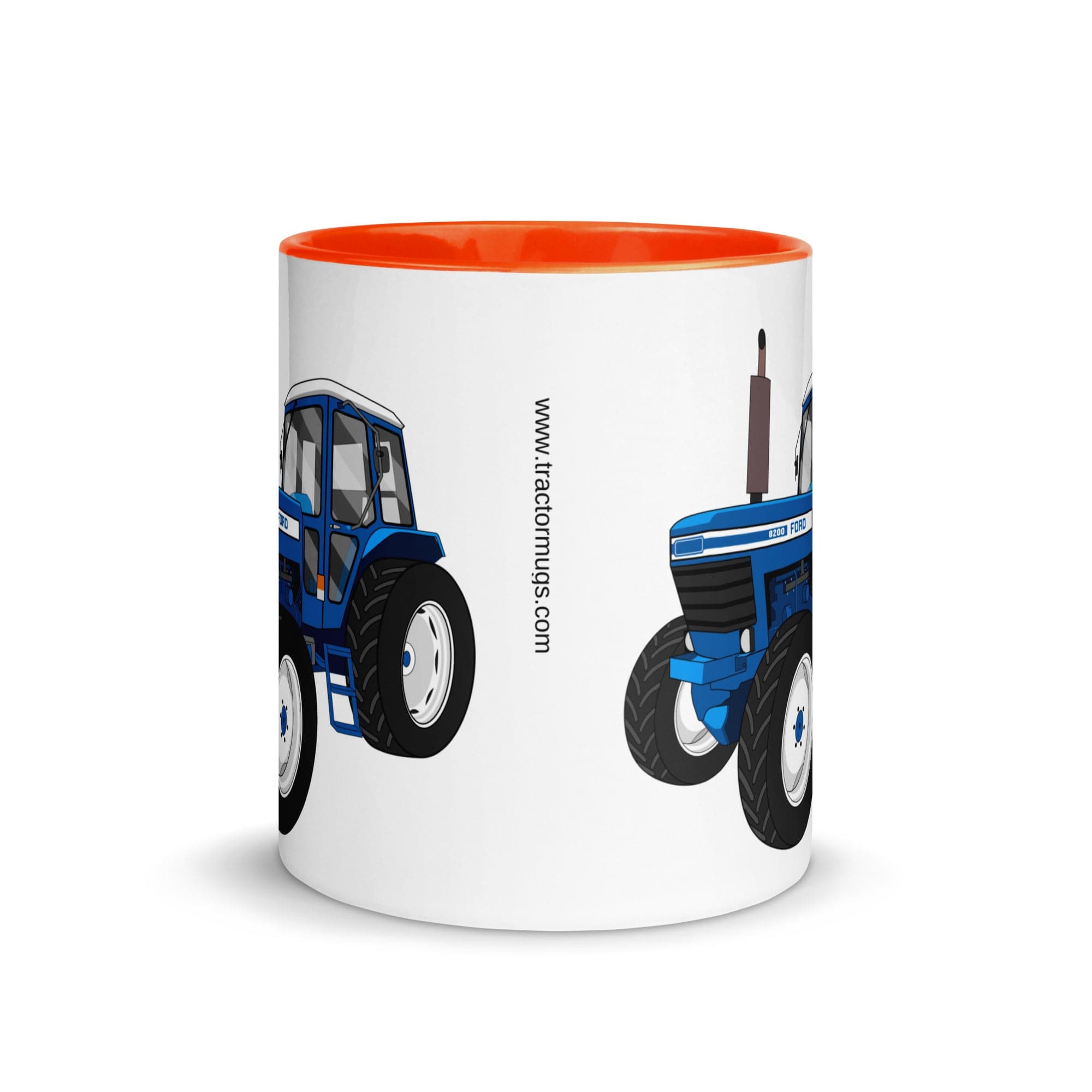 The Tractors Mugs Store Ford 8200 Mug with Color Inside Quality Farmers Merch