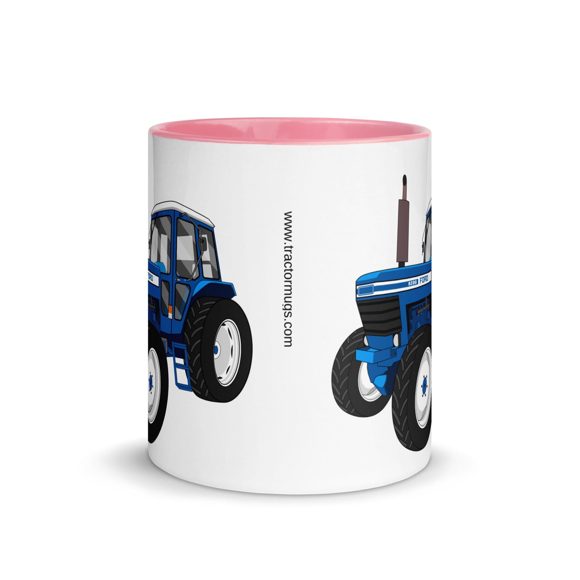 The Tractors Mugs Store Ford 8200 Mug with Color Inside Quality Farmers Merch