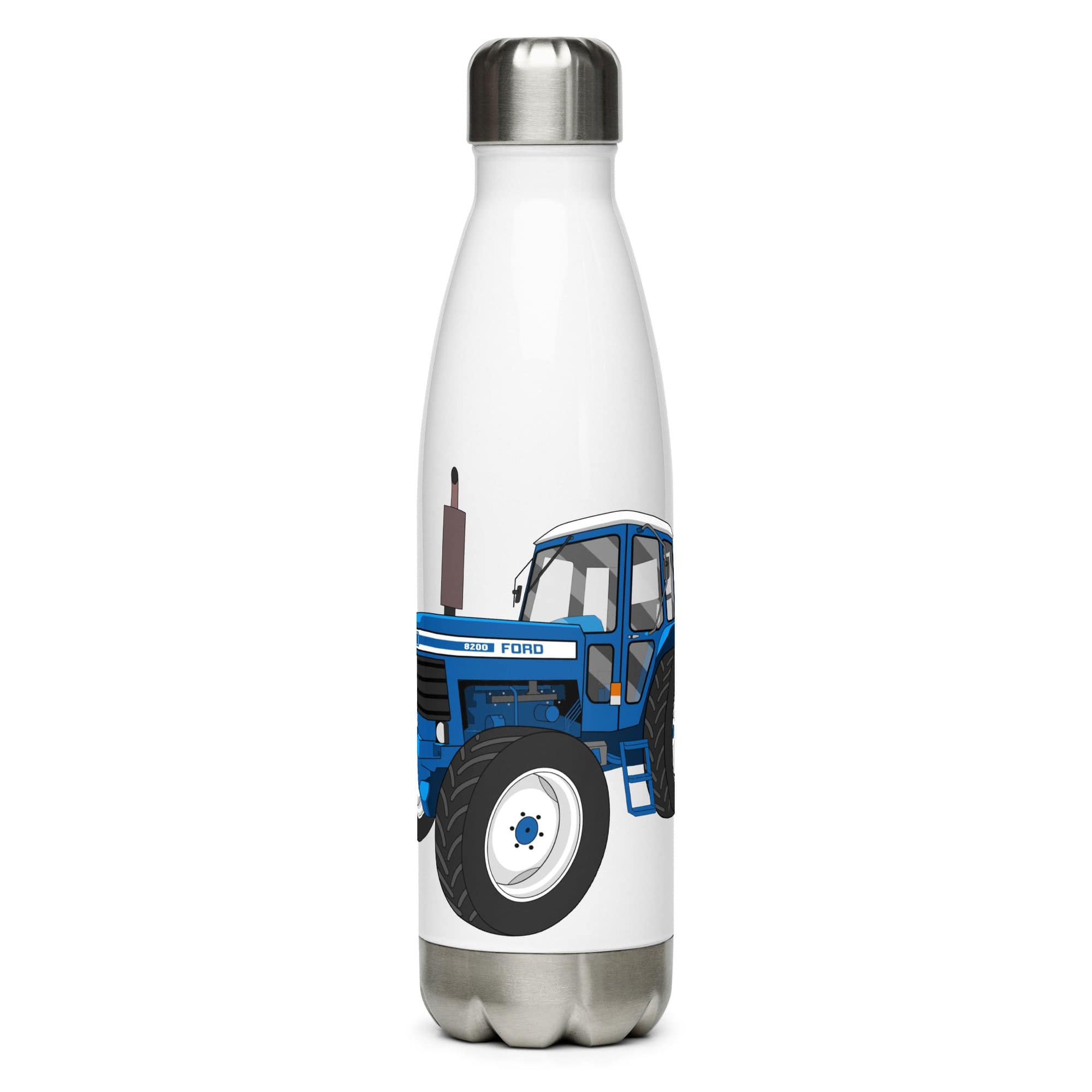 The Tractors Mugs Store Ford 8200 Stainless steel water bottle Quality Farmers Merch