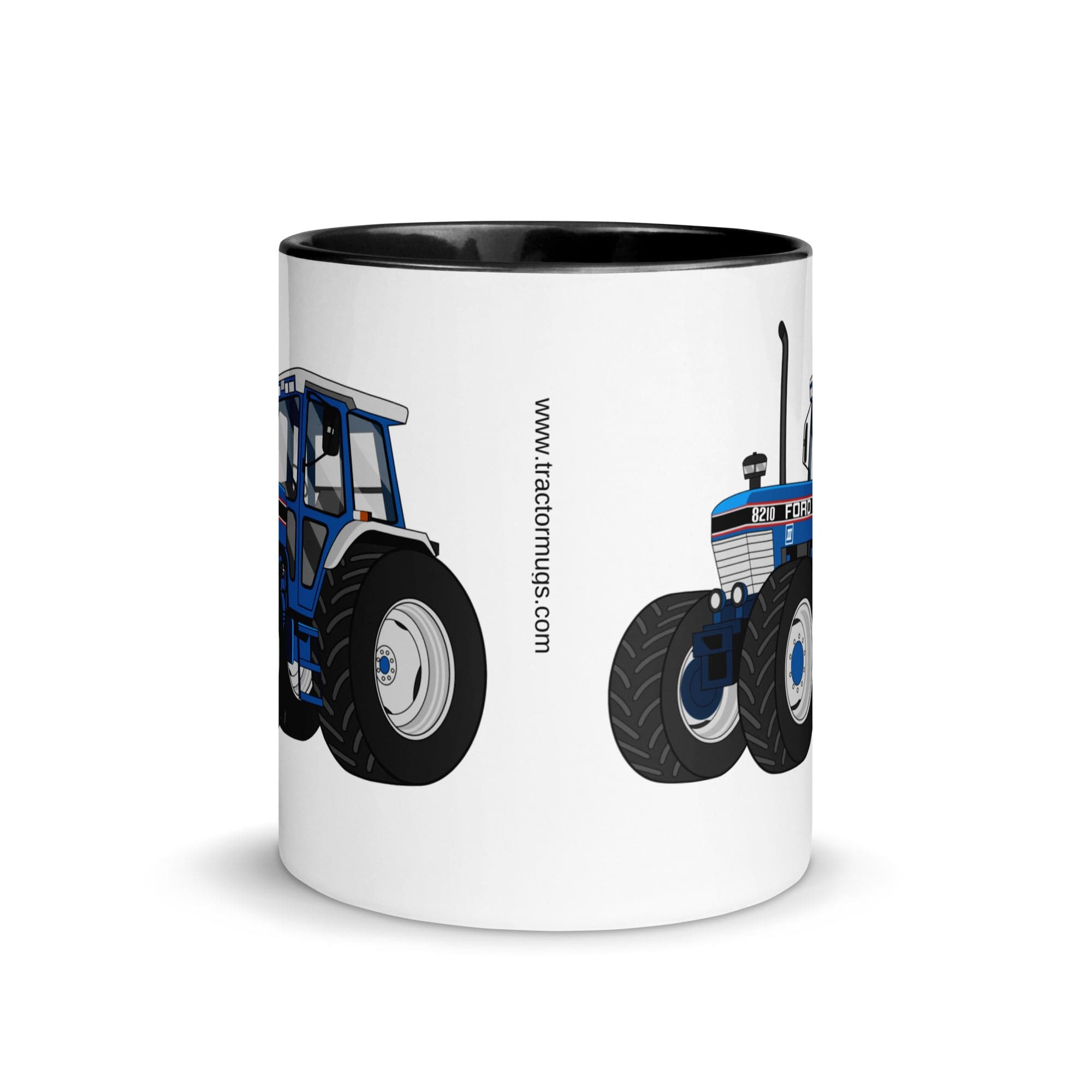 The Tractors Mugs Store Ford 8210 4WD Mug with Color Inside Quality Farmers Merch
