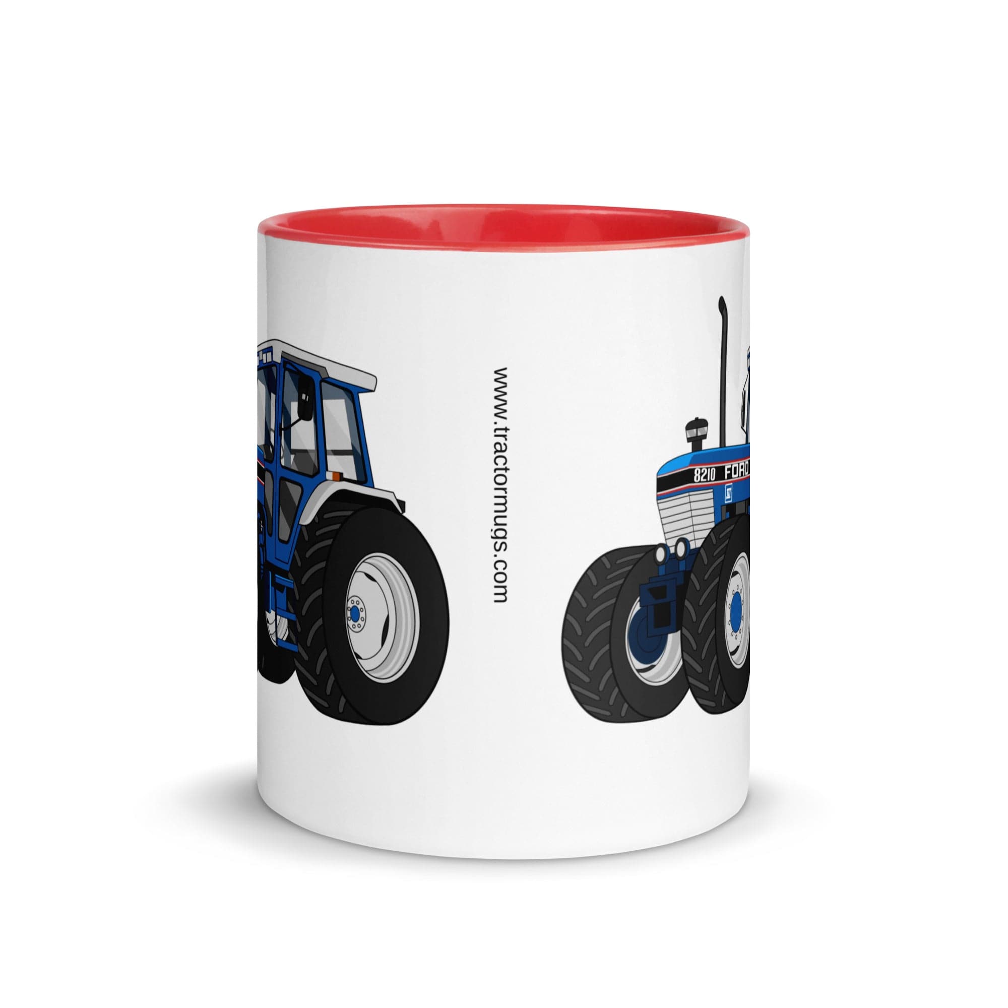The Tractors Mugs Store Ford 8210 4WD Mug with Color Inside Quality Farmers Merch