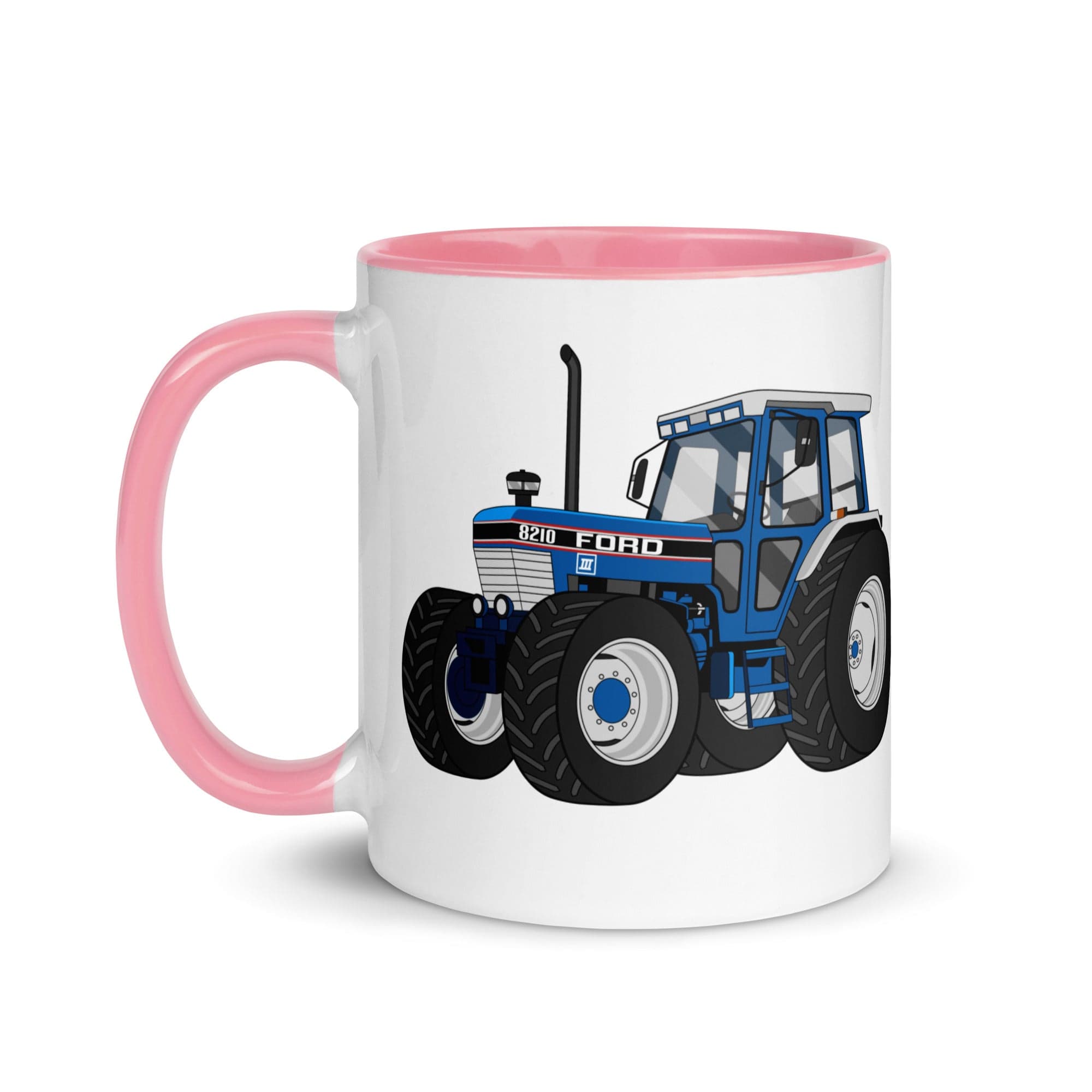 The Tractors Mugs Store Ford 8210 4WD Mug with Color Inside Quality Farmers Merch
