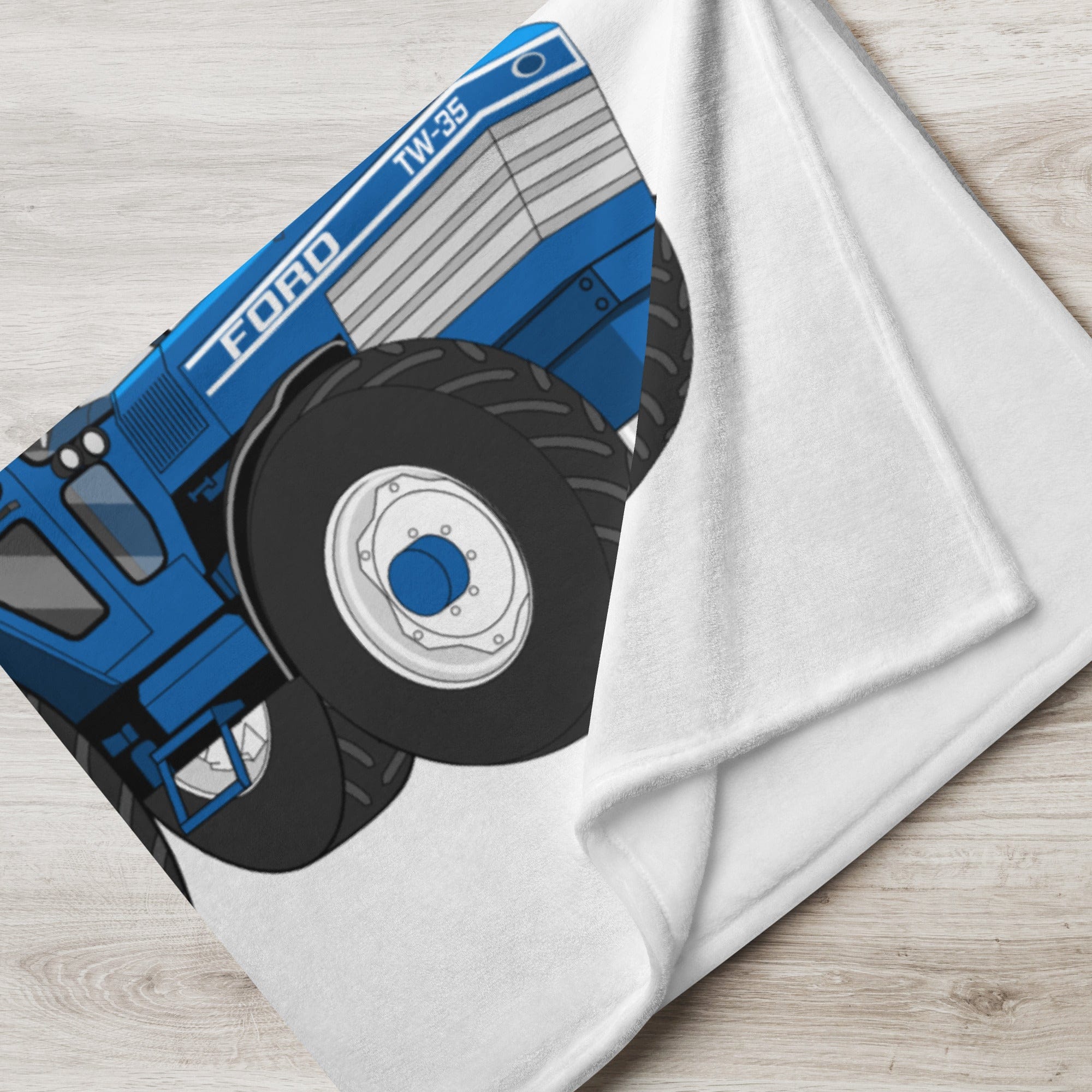 The Tractors Mugs Store Ford TW 35 | Throw Blanket Quality Farmers Merch