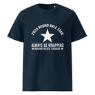 The Tractors Mugs Store French Navy / S Round Bale Star Unisex organic cotton t-shirt Quality Farmers Merch
