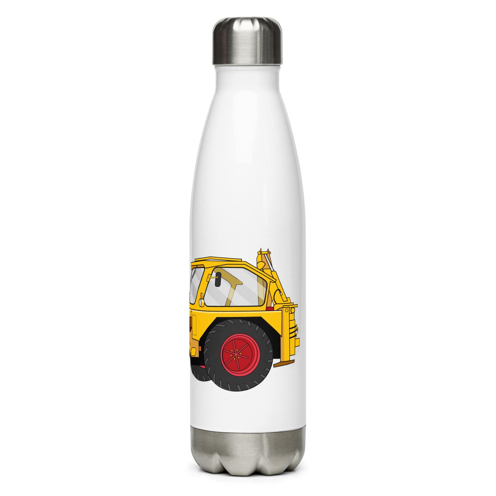 The Tractors Mugs Store JCB 3 Backhoe Stainless steel water bottle Quality Farmers Merch
