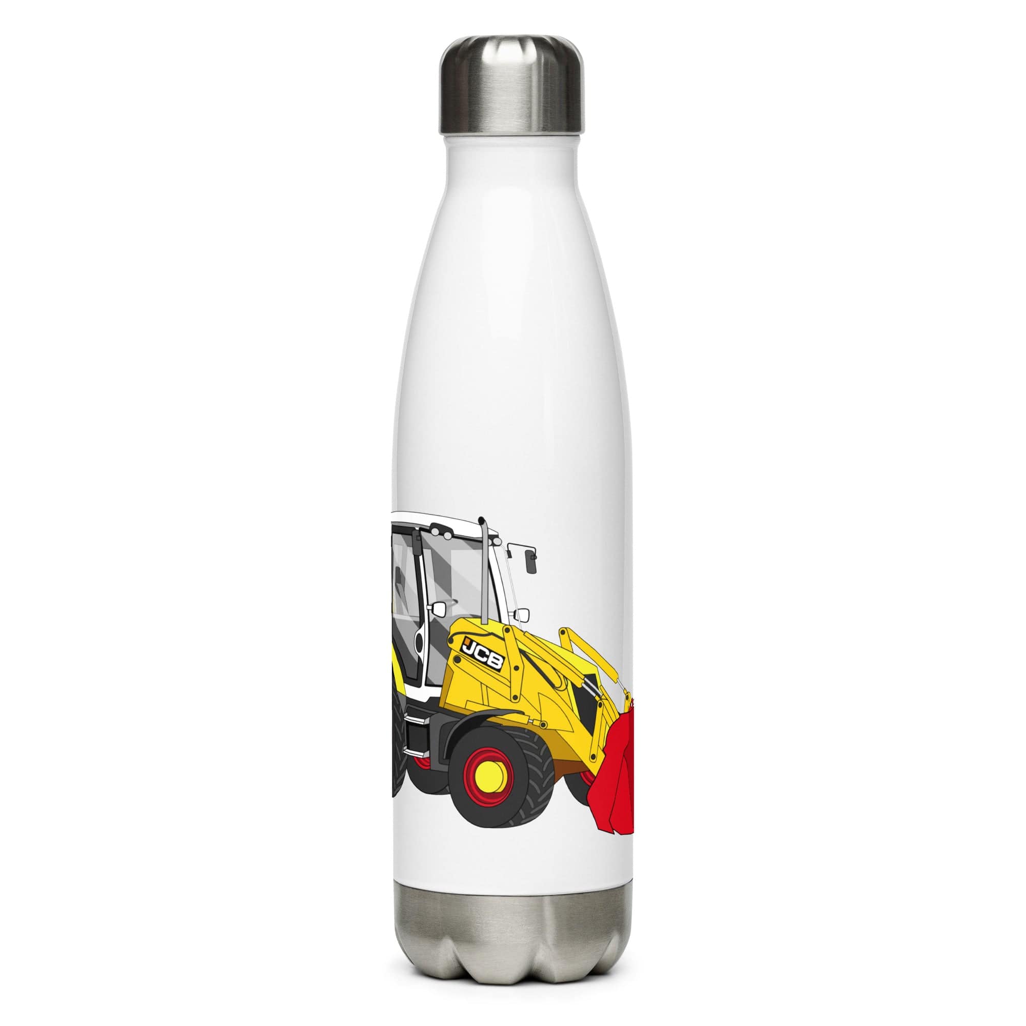 The Tractors Mugs Store JCB 3CX 70th Anniversary Edition Stainless steel water bottle Quality Farmers Merch