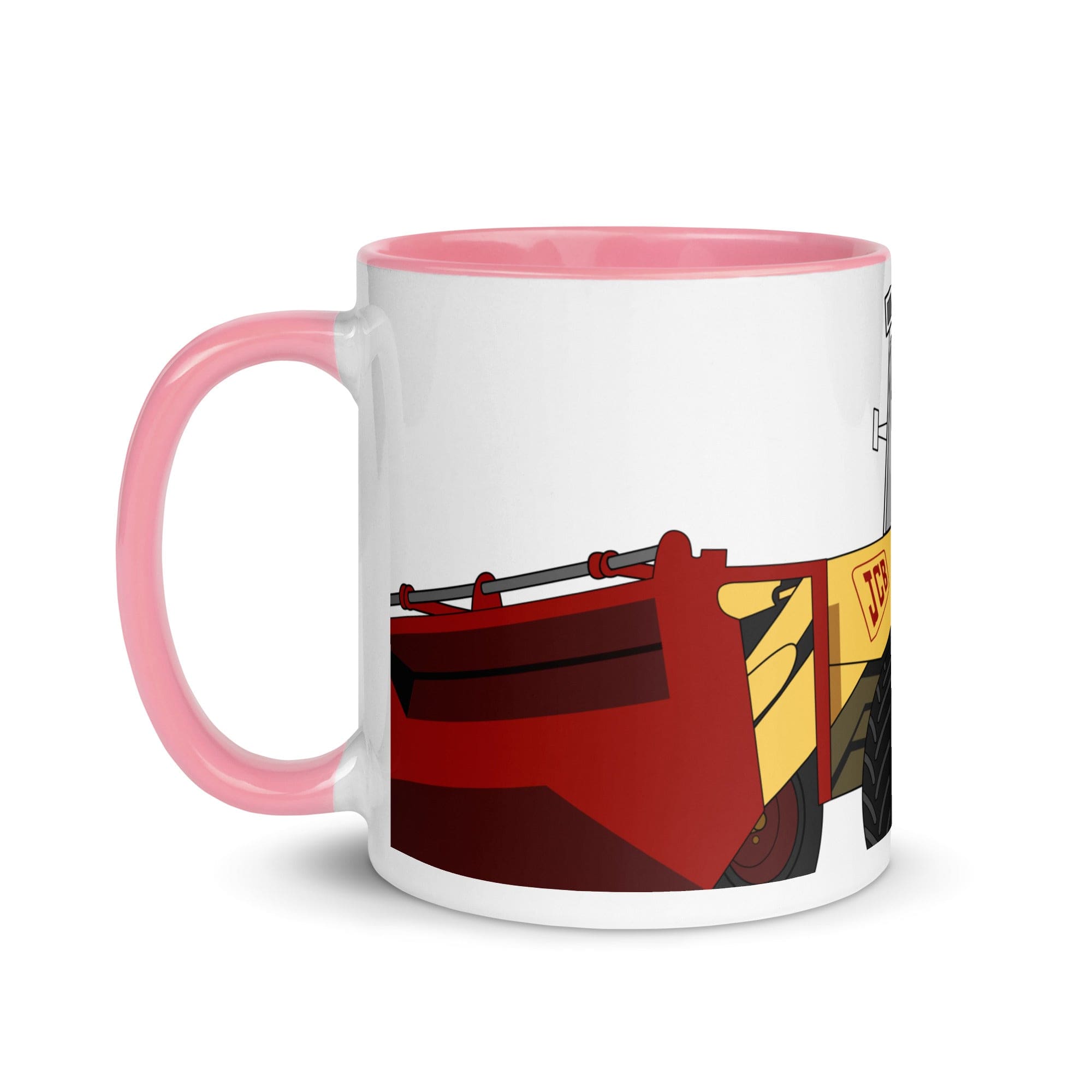 The Tractors Mugs Store JCB 3D 2.0 Mug with Color Inside Quality Farmers Merch