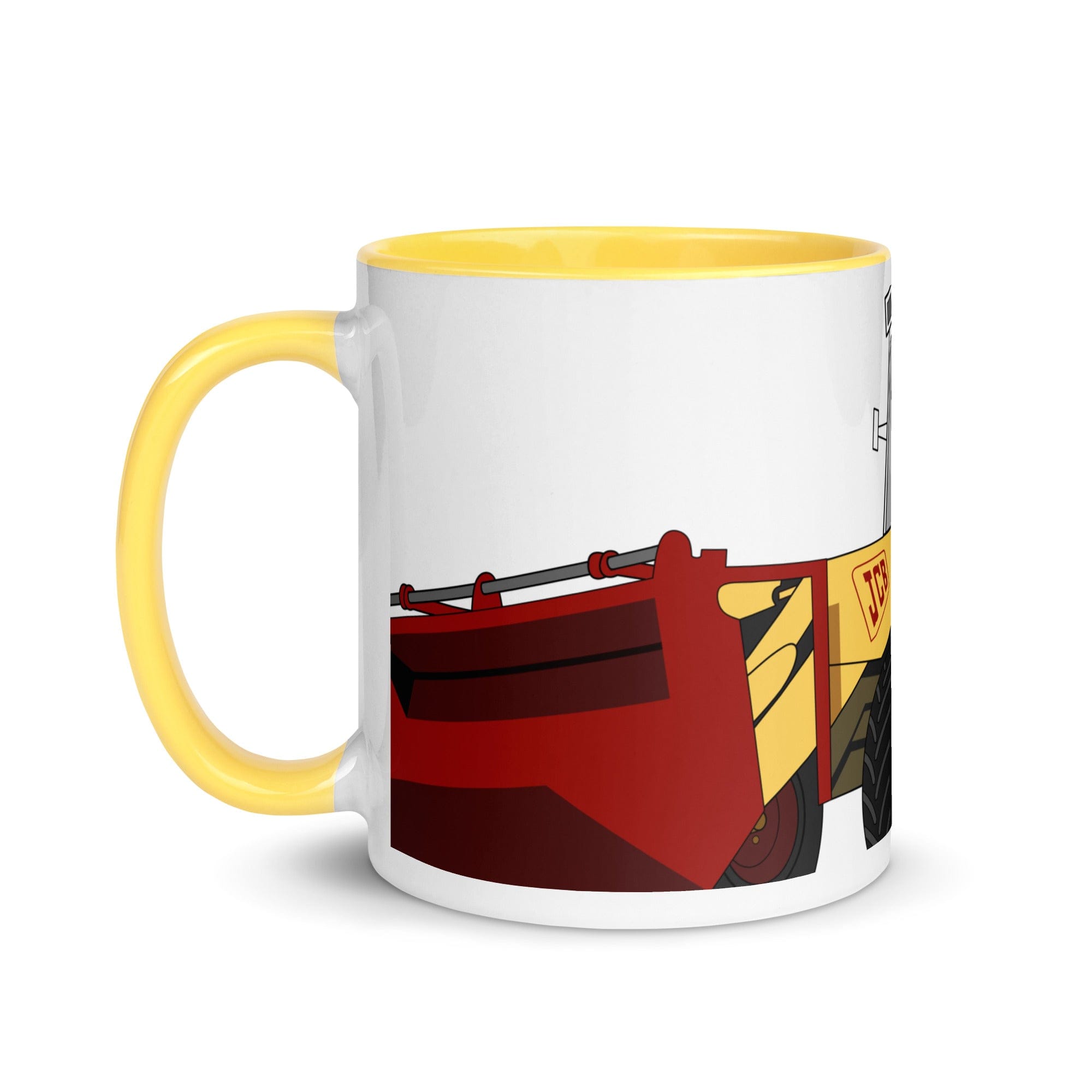 The Tractors Mugs Store JCB 3D 2.0 Mug with Color Inside Quality Farmers Merch
