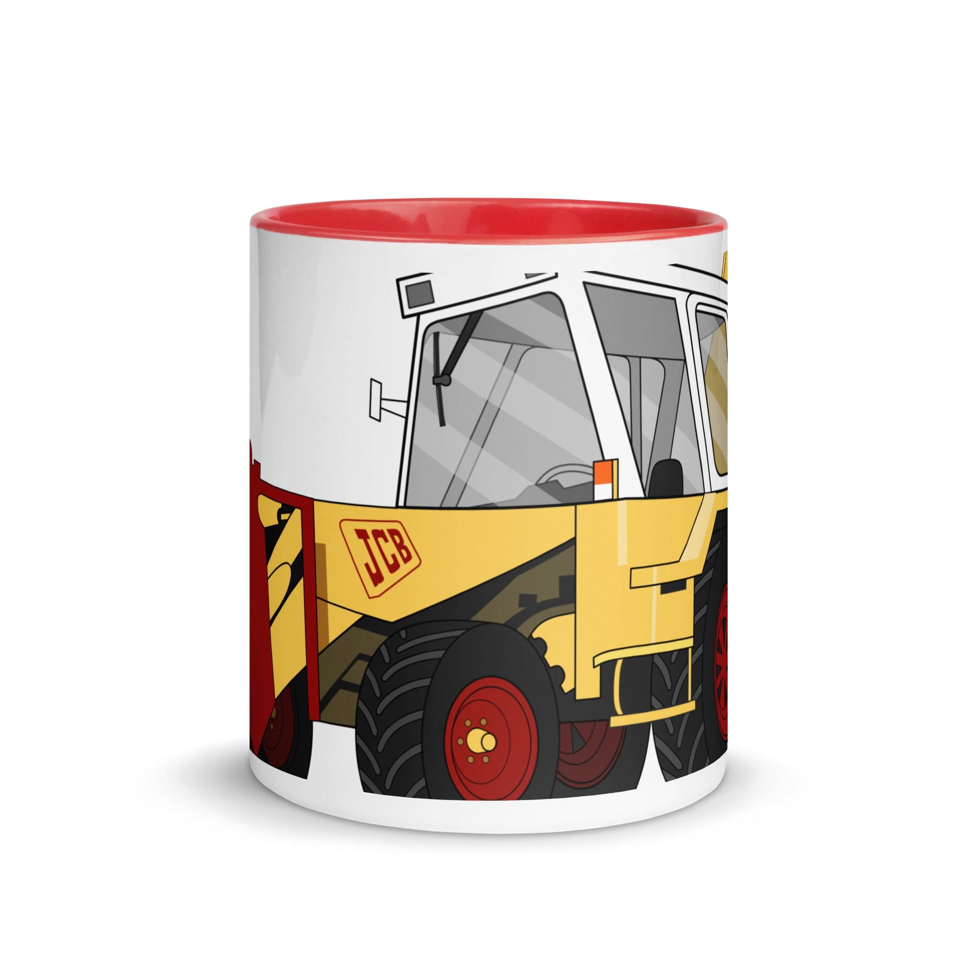The Tractors Mugs Store JCB 3D 2.0 Mug with Color Inside Quality Farmers Merch