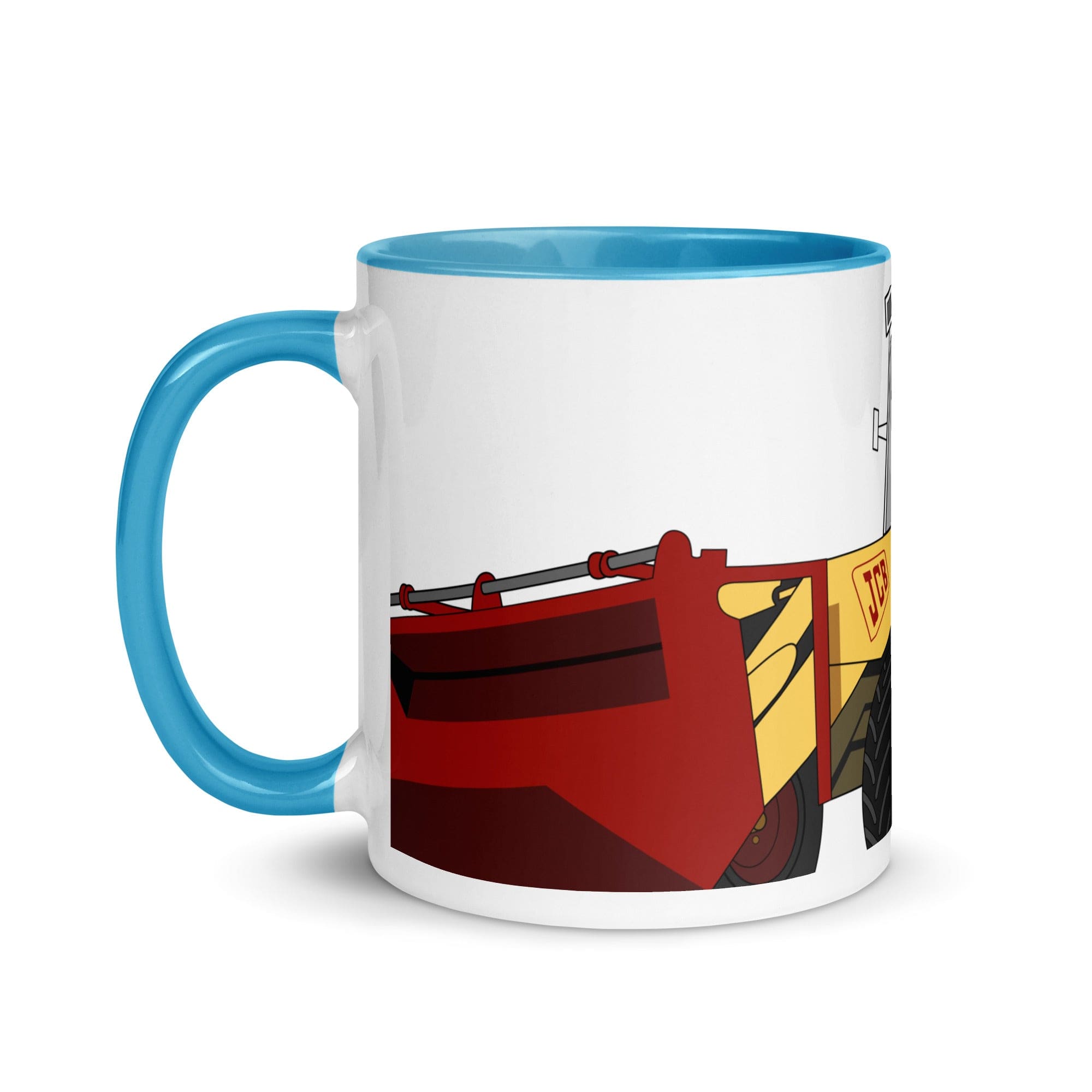 The Tractors Mugs Store JCB 3D 2.0 Mug with Color Inside Quality Farmers Merch