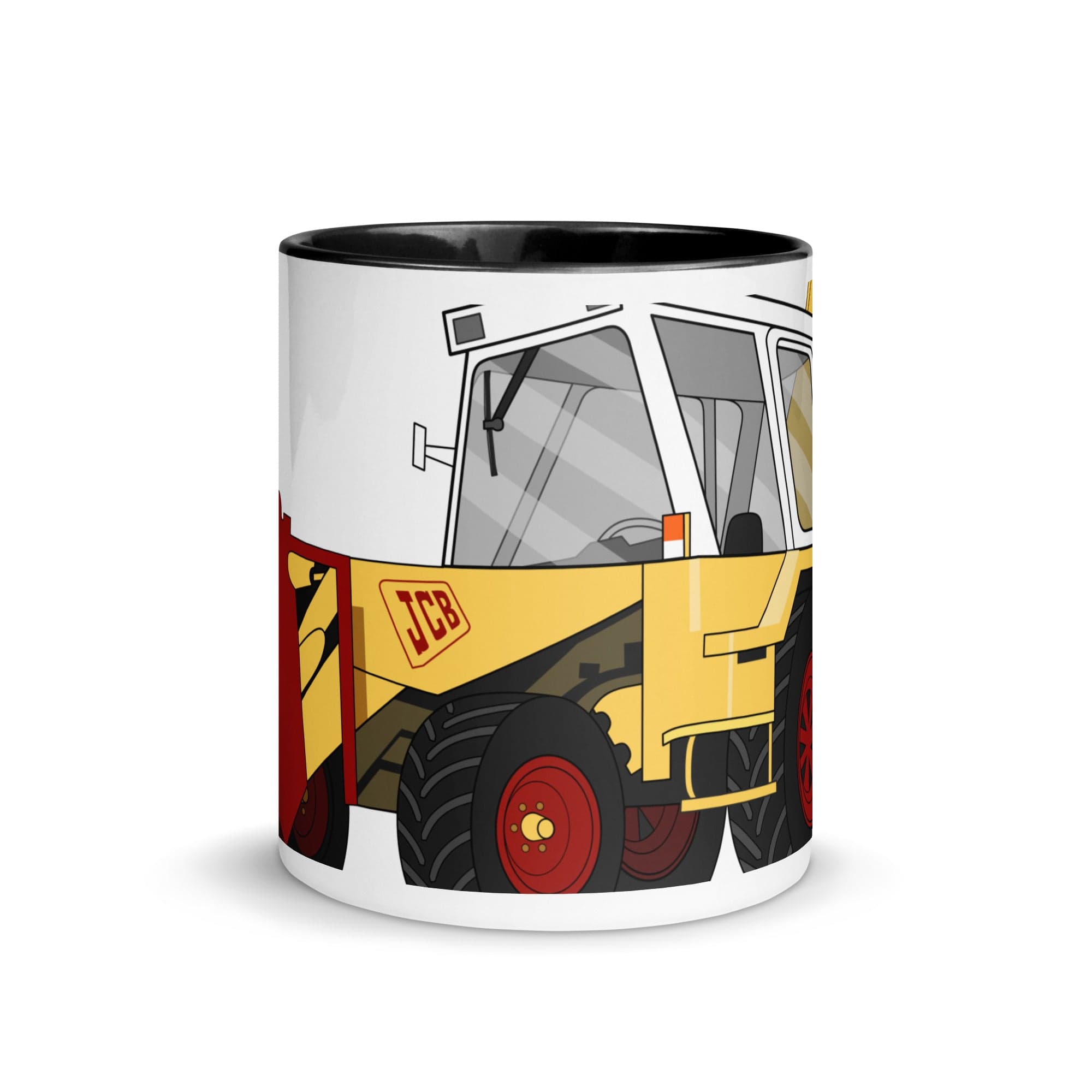 The Tractors Mugs Store JCB 3D 2.0 Mug with Color Inside Quality Farmers Merch