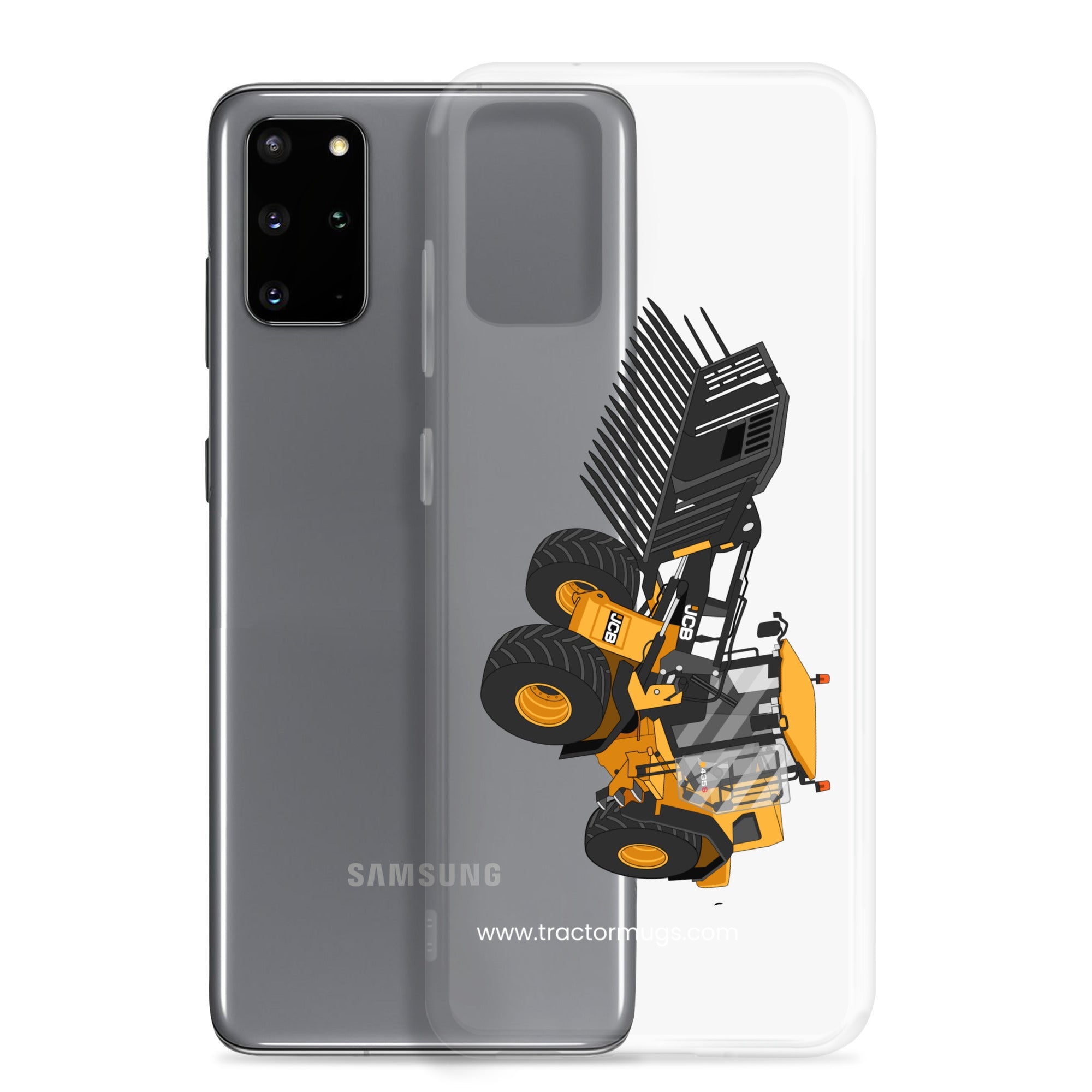 The Tractors Mugs Store JCB 435 S Farm Master Clear Case for SamsungĀ® Quality Farmers Merch