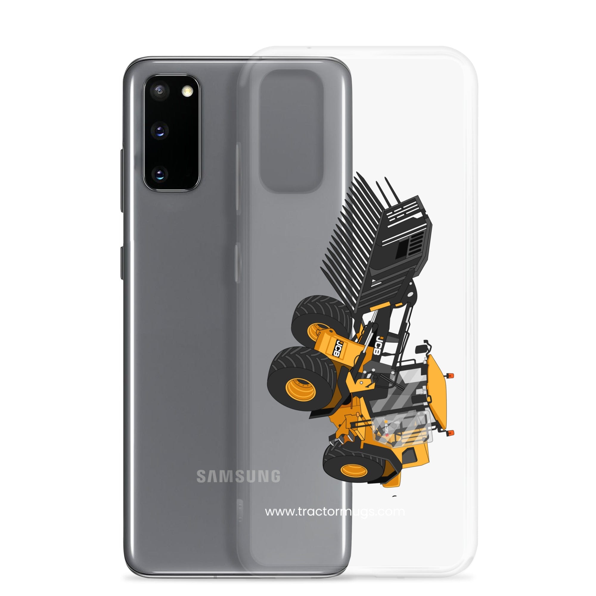 The Tractors Mugs Store JCB 435 S Farm Master Clear Case for SamsungĀ® Quality Farmers Merch