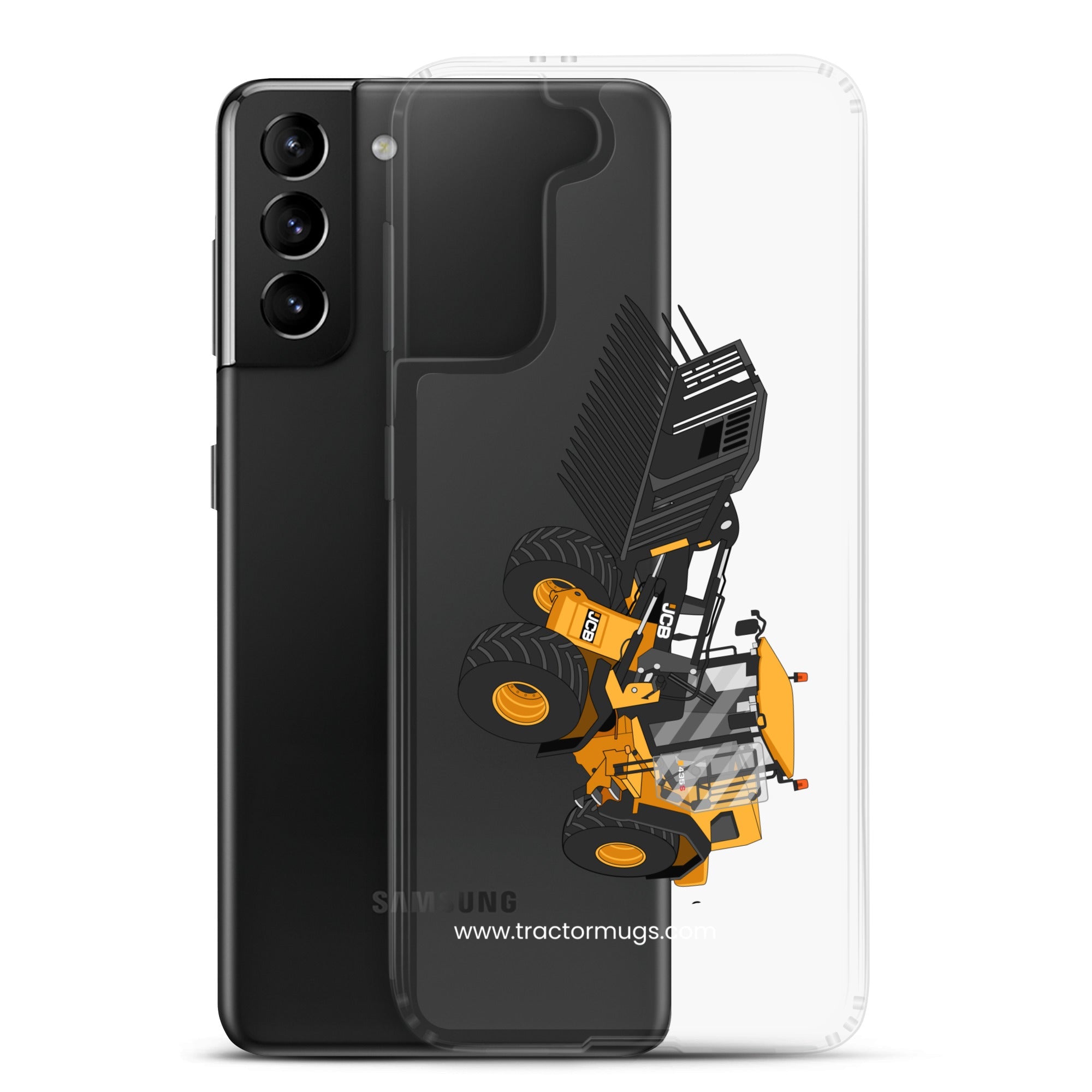 The Tractors Mugs Store JCB 435 S Farm Master Clear Case for SamsungĀ® Quality Farmers Merch