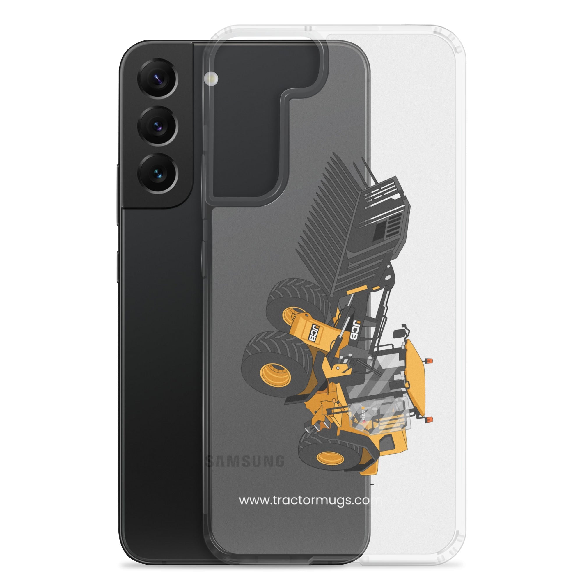 The Tractors Mugs Store JCB 435 S Farm Master Clear Case for SamsungĀ® Quality Farmers Merch
