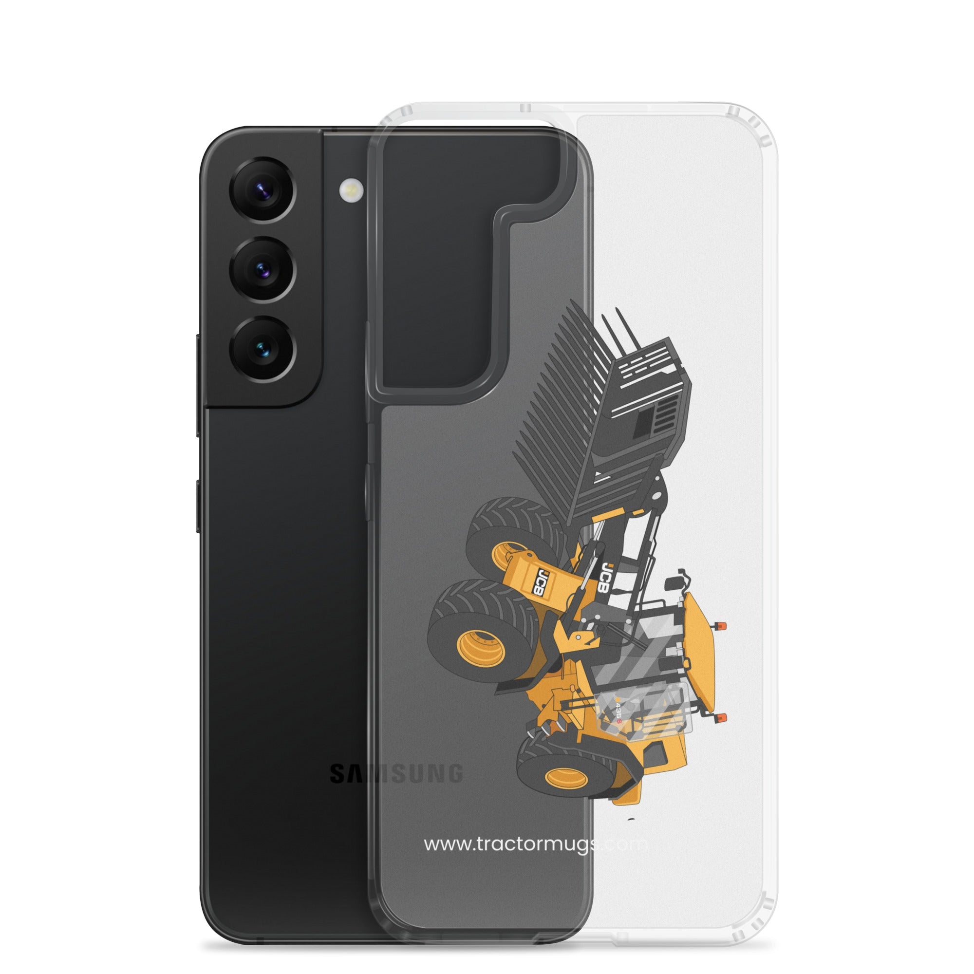 The Tractors Mugs Store JCB 435 S Farm Master Clear Case for SamsungĀ® Quality Farmers Merch