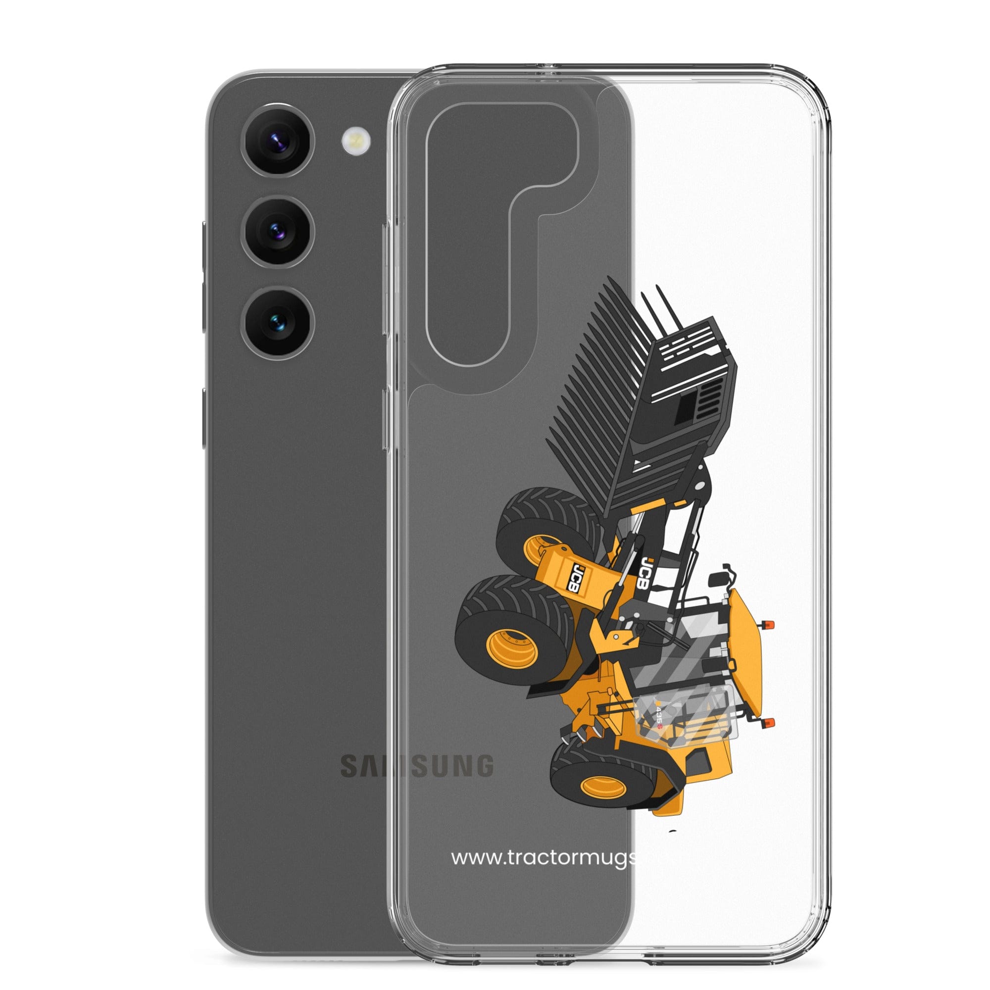 The Tractors Mugs Store JCB 435 S Farm Master Clear Case for SamsungĀ® Quality Farmers Merch