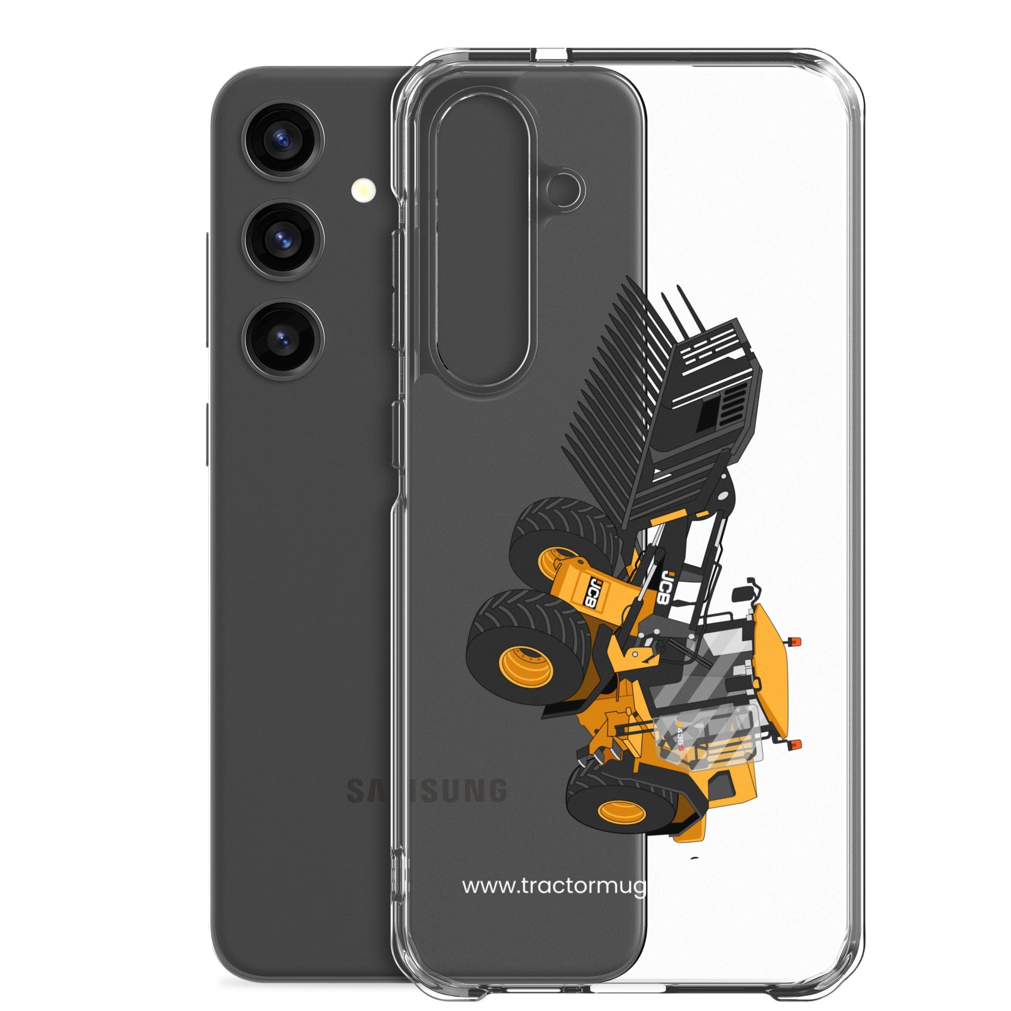The Tractors Mugs Store JCB 435 S Farm Master Clear Case for SamsungĀ® Quality Farmers Merch