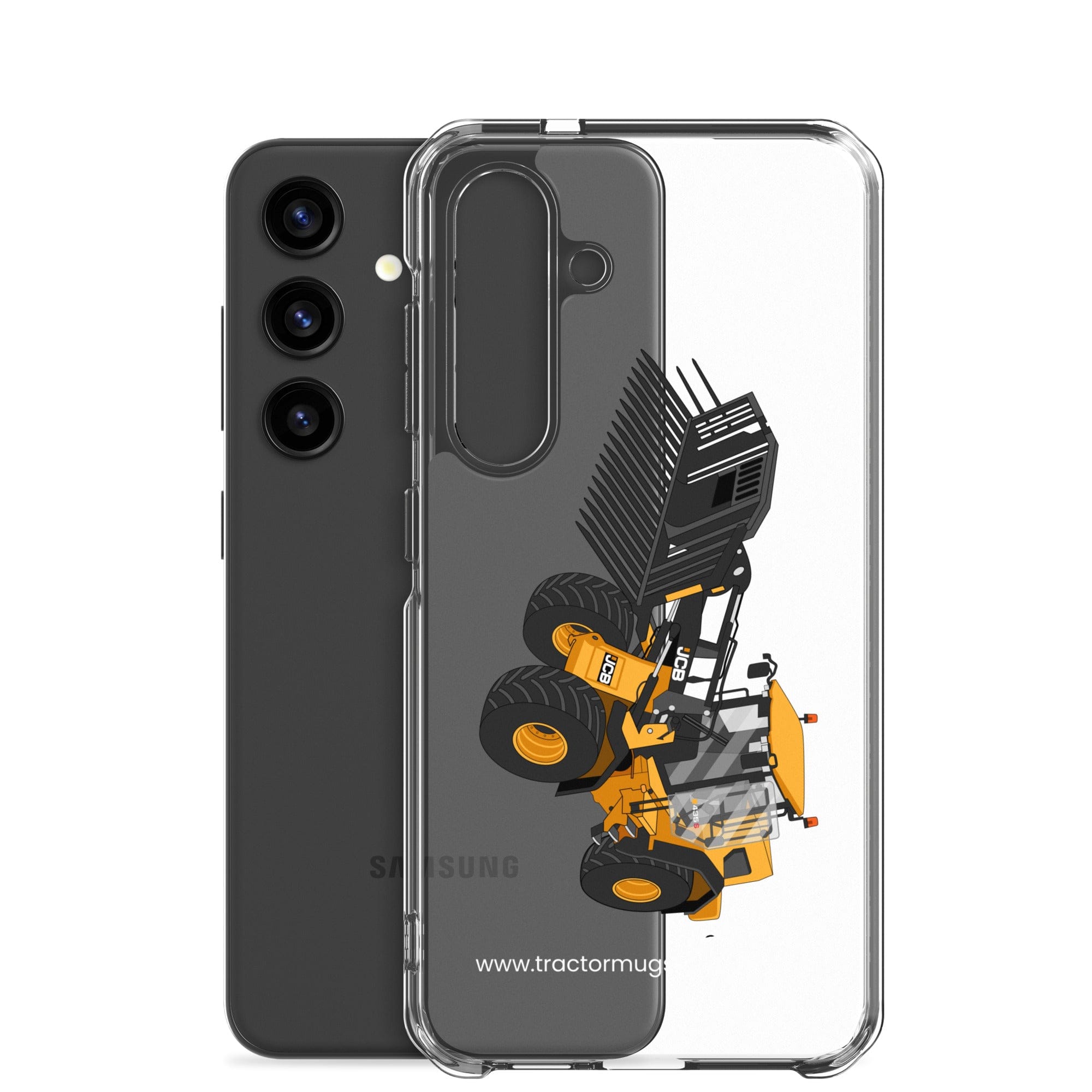 The Tractors Mugs Store JCB 435 S Farm Master Clear Case for SamsungĀ® Quality Farmers Merch