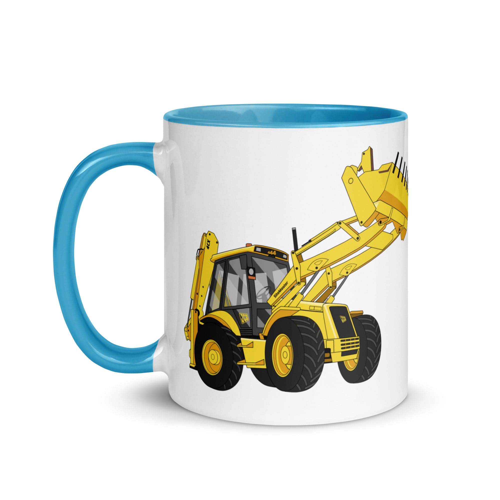 The Tractors Mugs Store JCB 4CX Project 8 | Mug with Color Inside Quality Farmers Merch